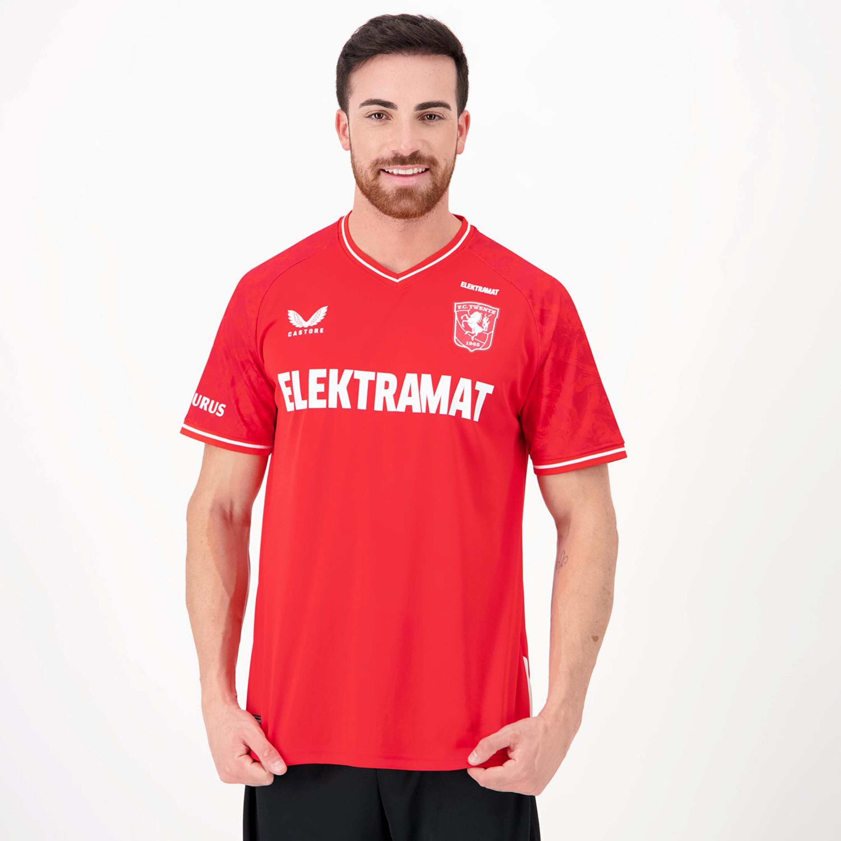 Camiseta Fc Twente 1ª Equipación 23/24 - rojo - Fútbol Hombre