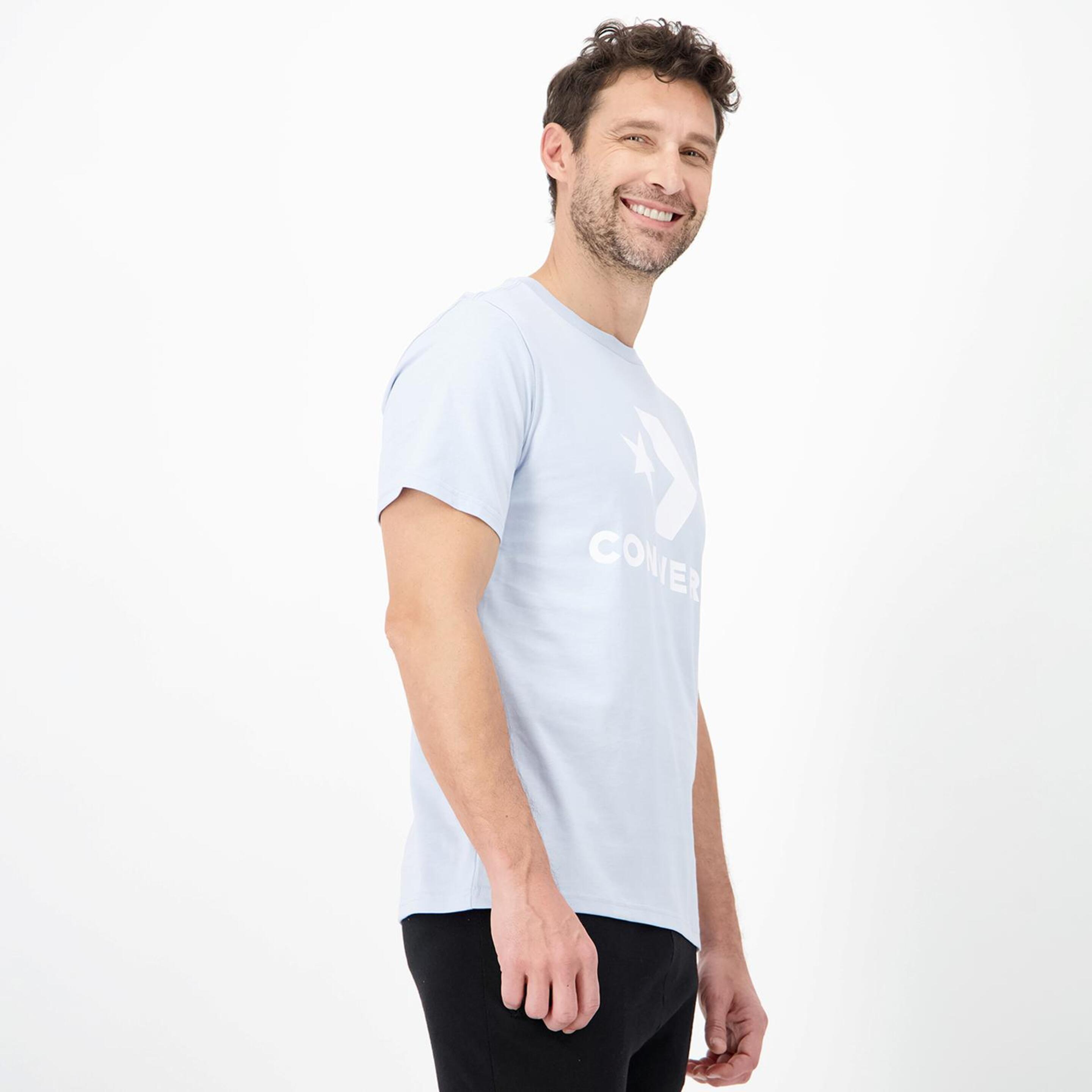 Converse Star Chevron - Azul - Camiseta Hombre  | Sprinter