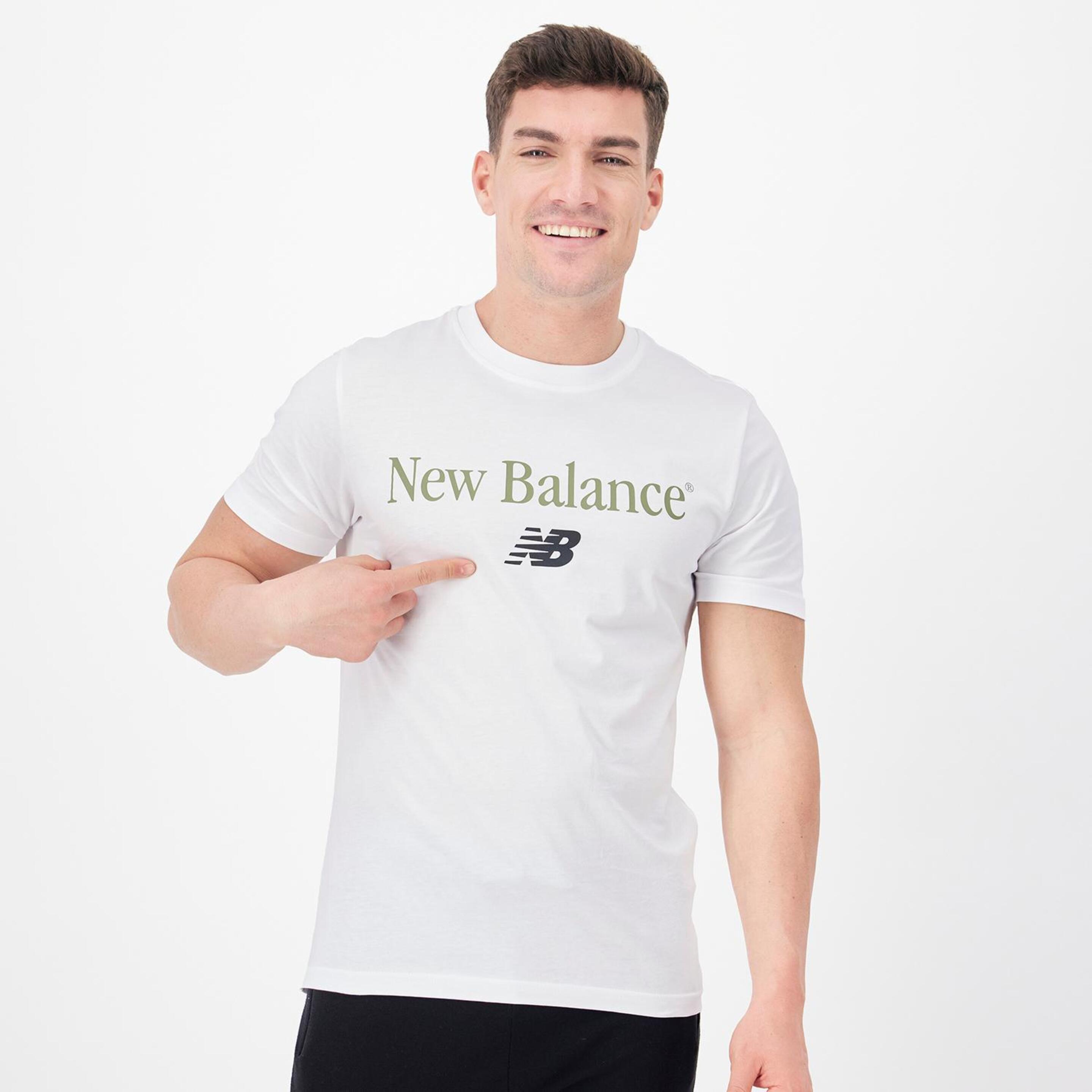 New Balance Vintage - blanco - Camiseta Hombre