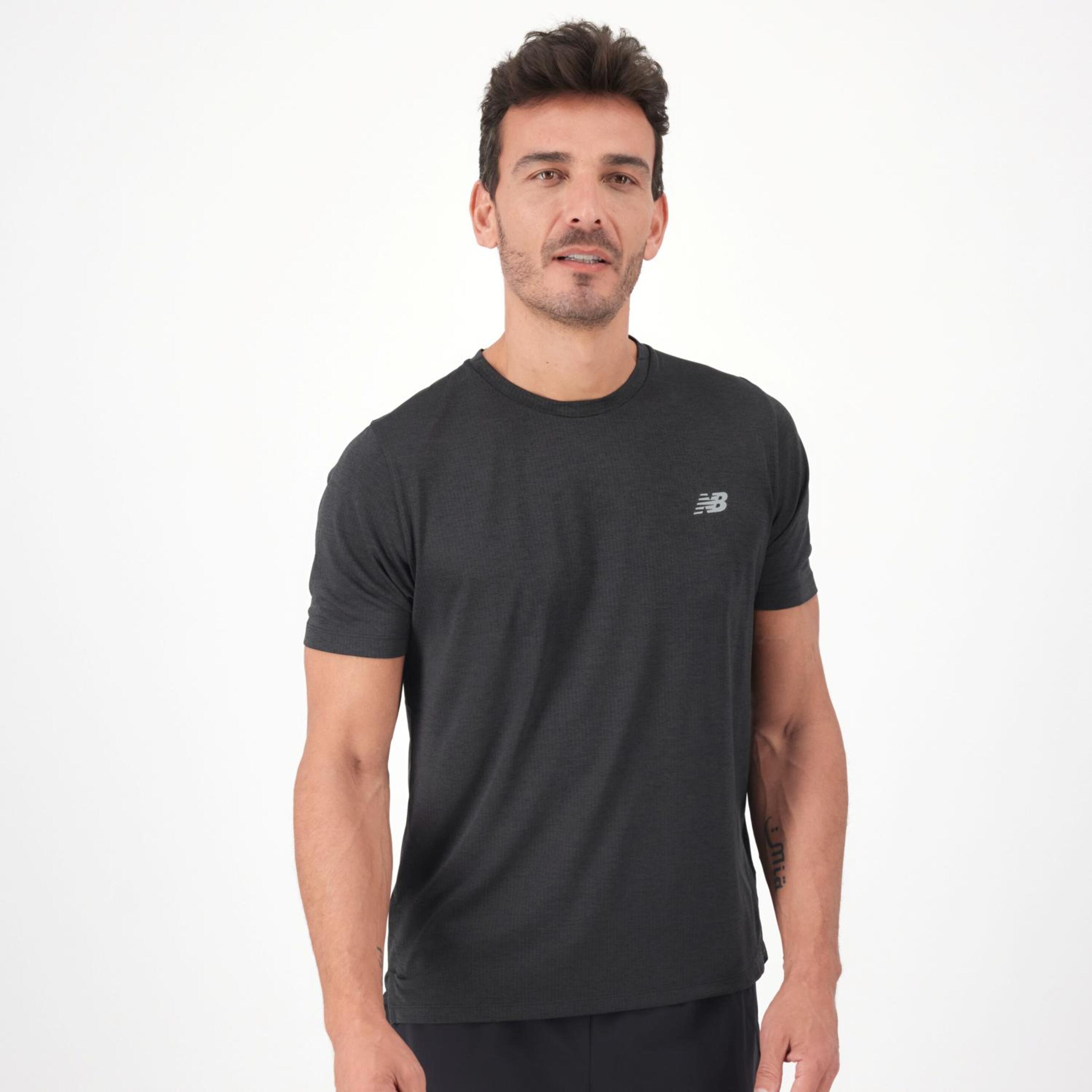 New Balance Performance - negro - Camiseta Running Hombre