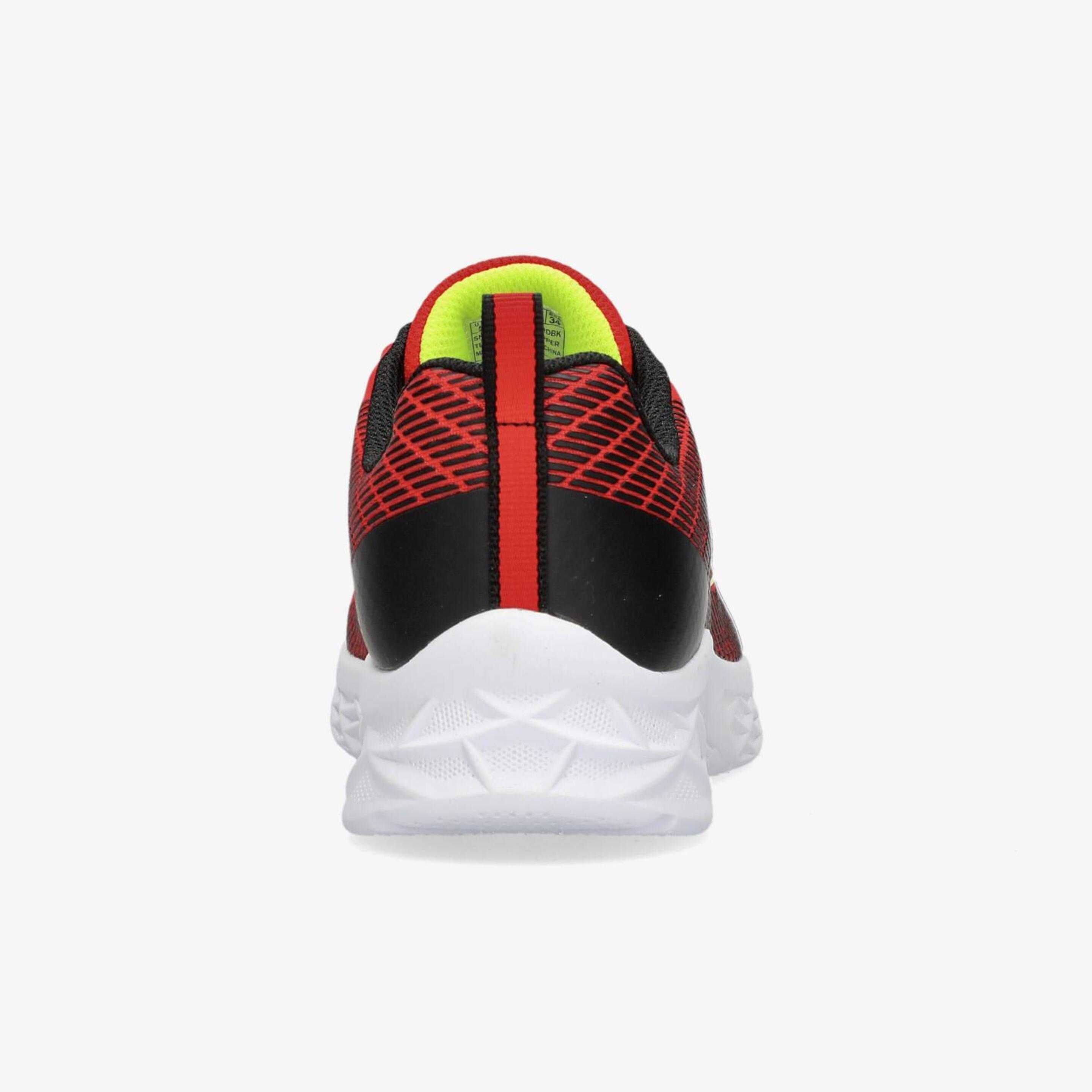 Skechers Microspec II Vovrix - Rojo - Zapatillas Running Niño  | Sprinter
