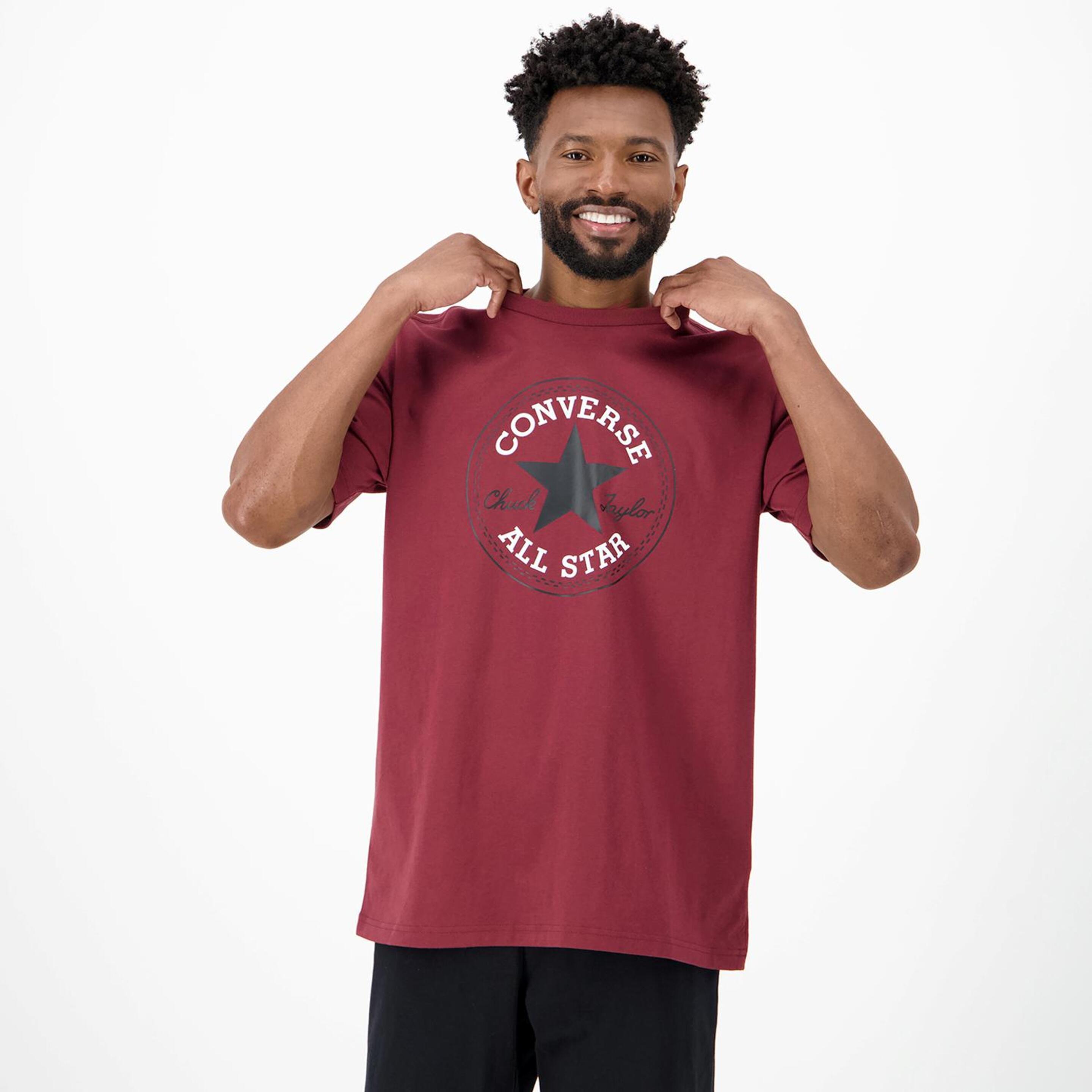 Converse Chuck Patch - rojo - Camiseta Hombre
