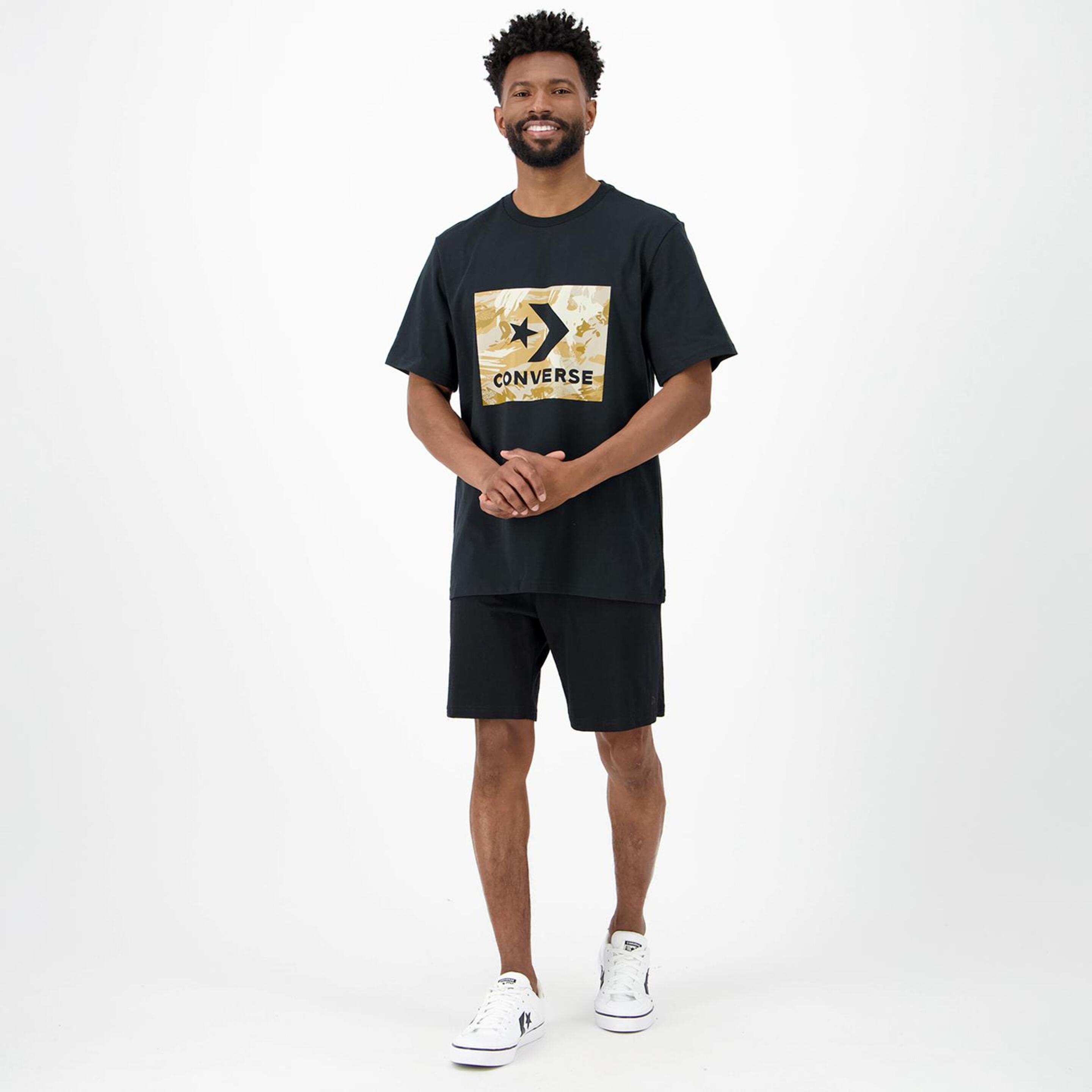Converse Camo - Preto - T-shirt Homem | Sport Zone
