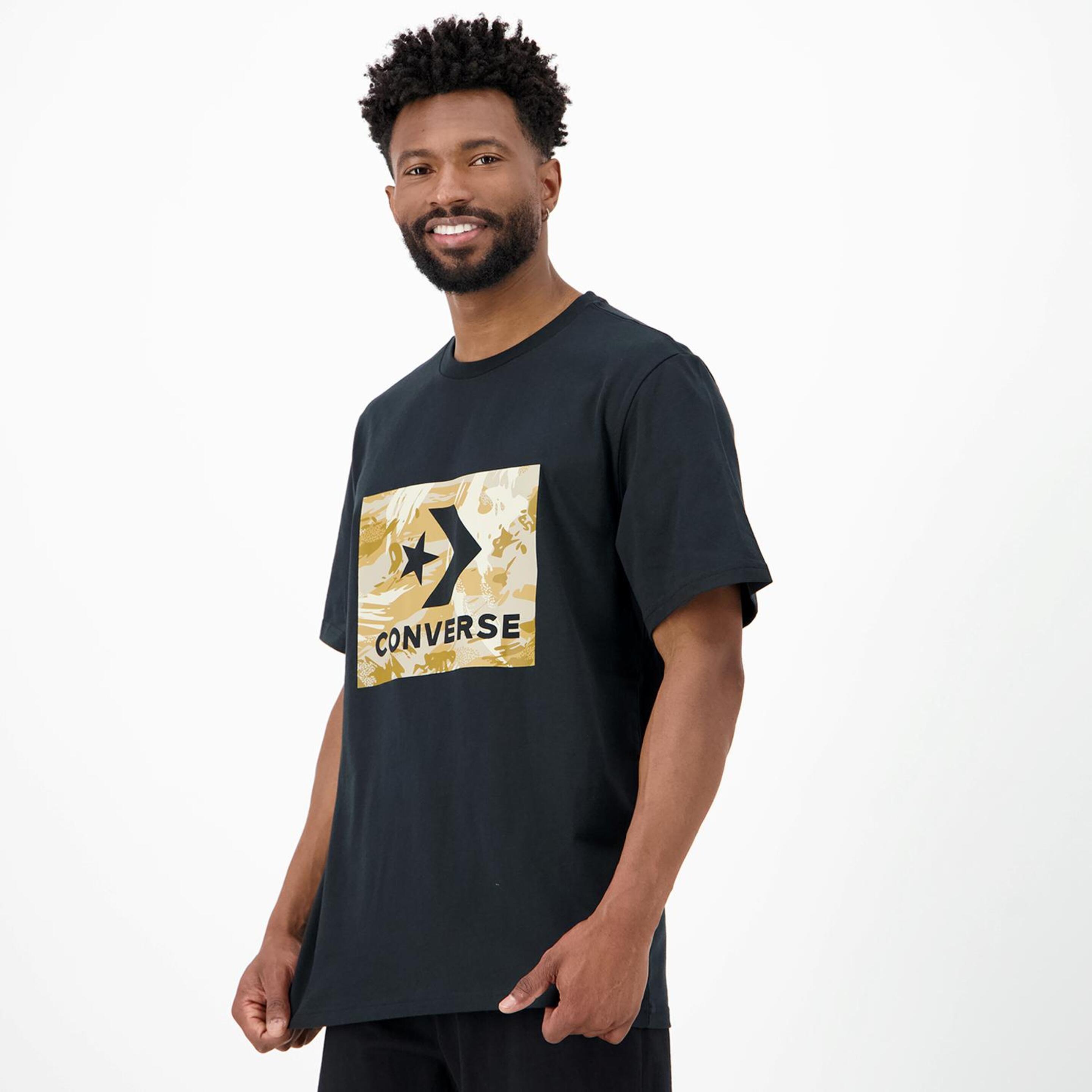 Converse Camo - Preto - T-shirt Homem | Sport Zone