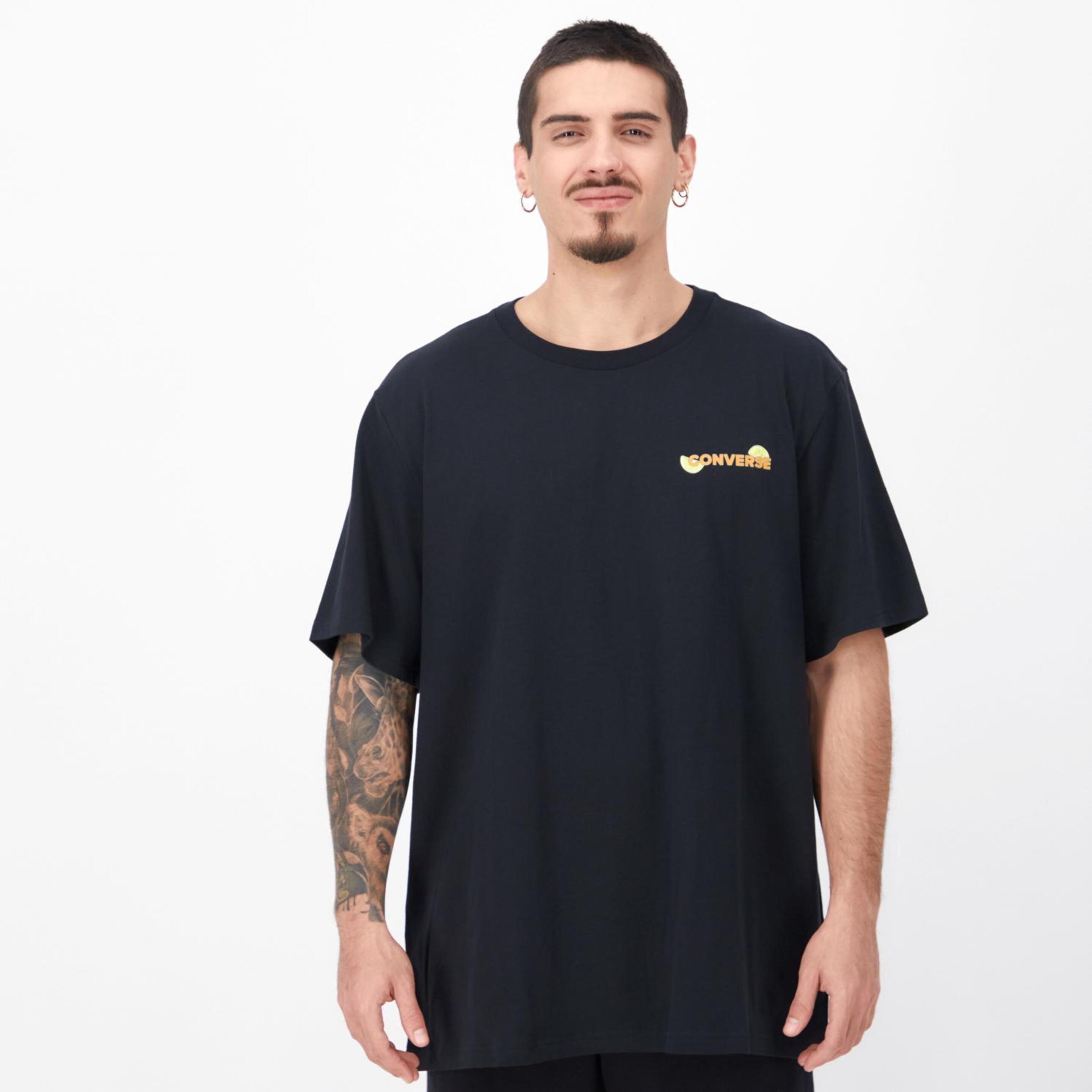 Converse Lemon - negro - T-shirt Oversize Homem