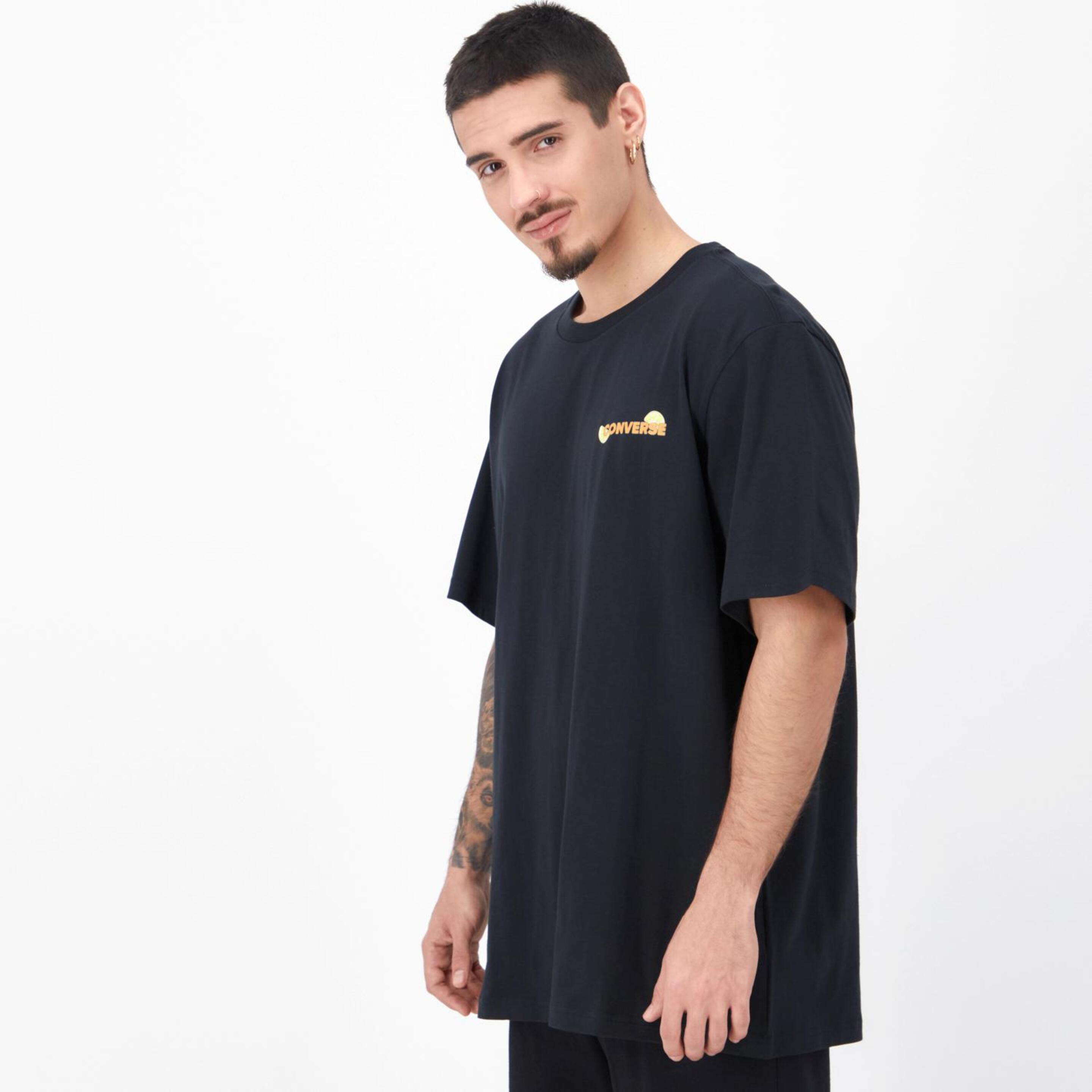 Converse Lemon - Preto - T-shirt Oversize Homem | Sport Zone