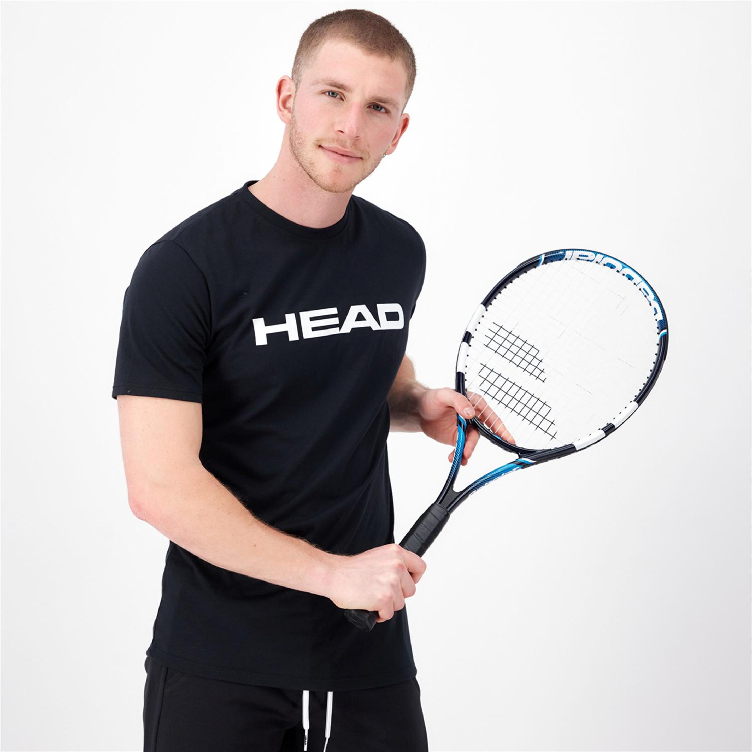 Head Club Basic - negro - Camiseta Tenis Hombre