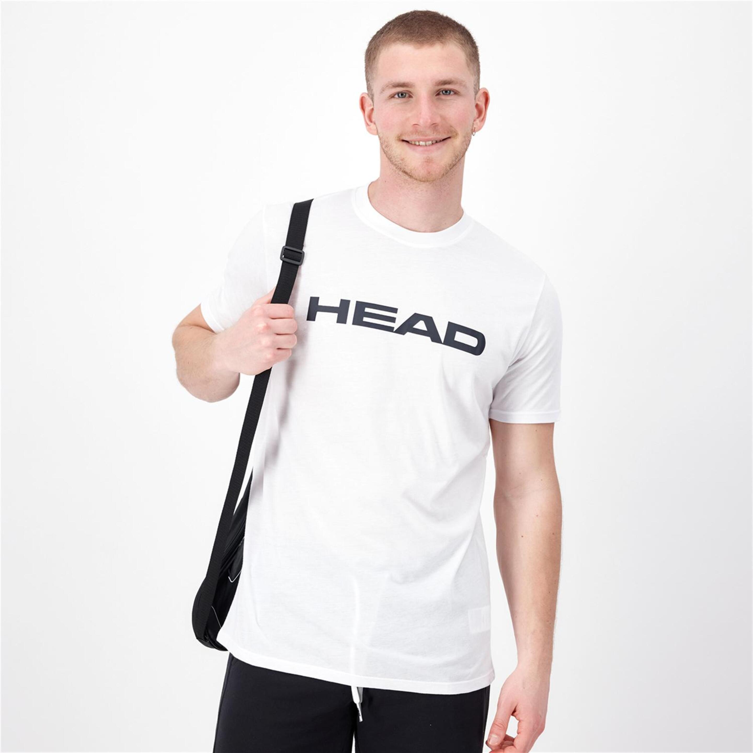 Head Club Basic - blanco - Camiseta Tenis Hombre