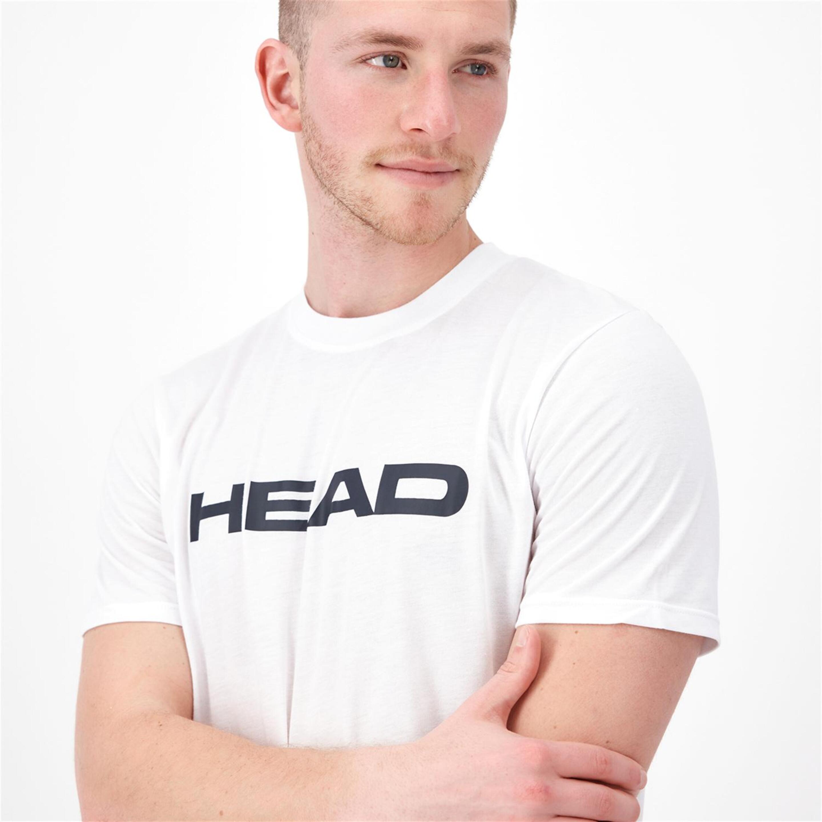 Head Club Basic - Blanco - Camiseta Tenis Hombre