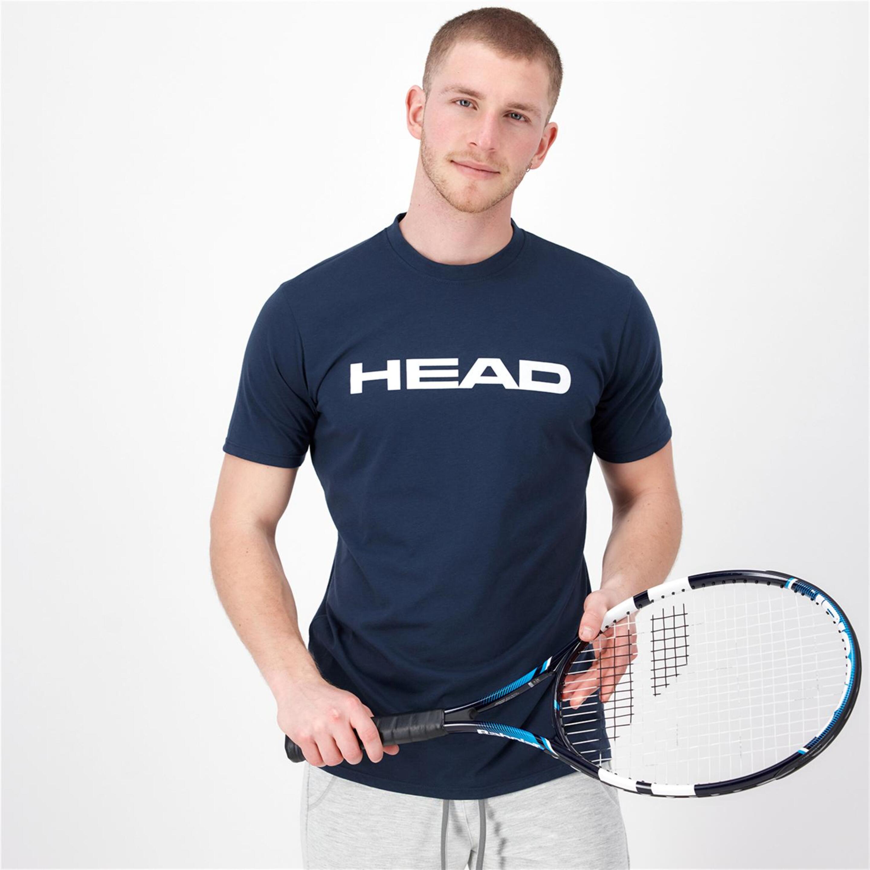 Head Club Basic - azul - Camiseta Tenis Hombre