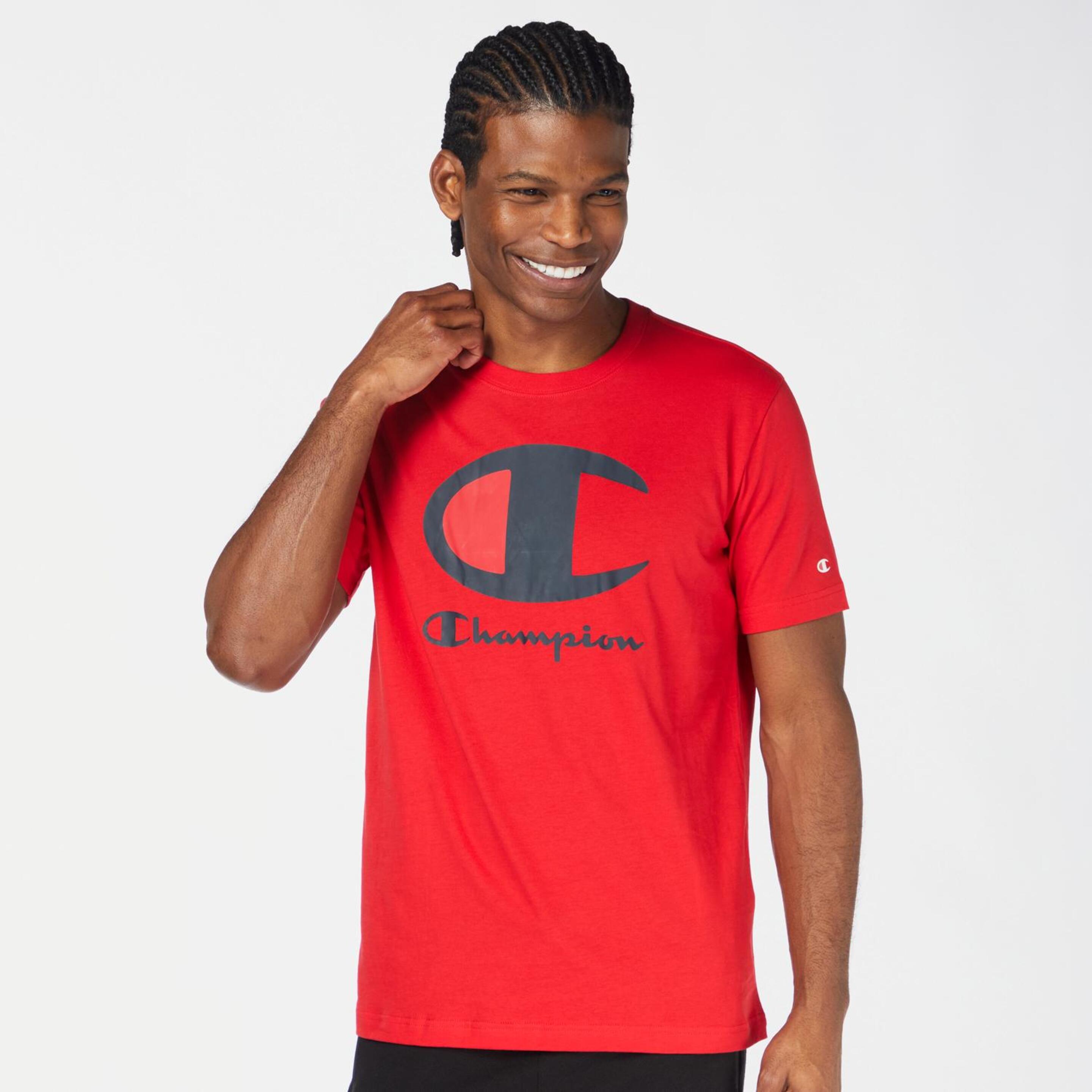Camiseta Champion - rojo - Camiseta Hombre