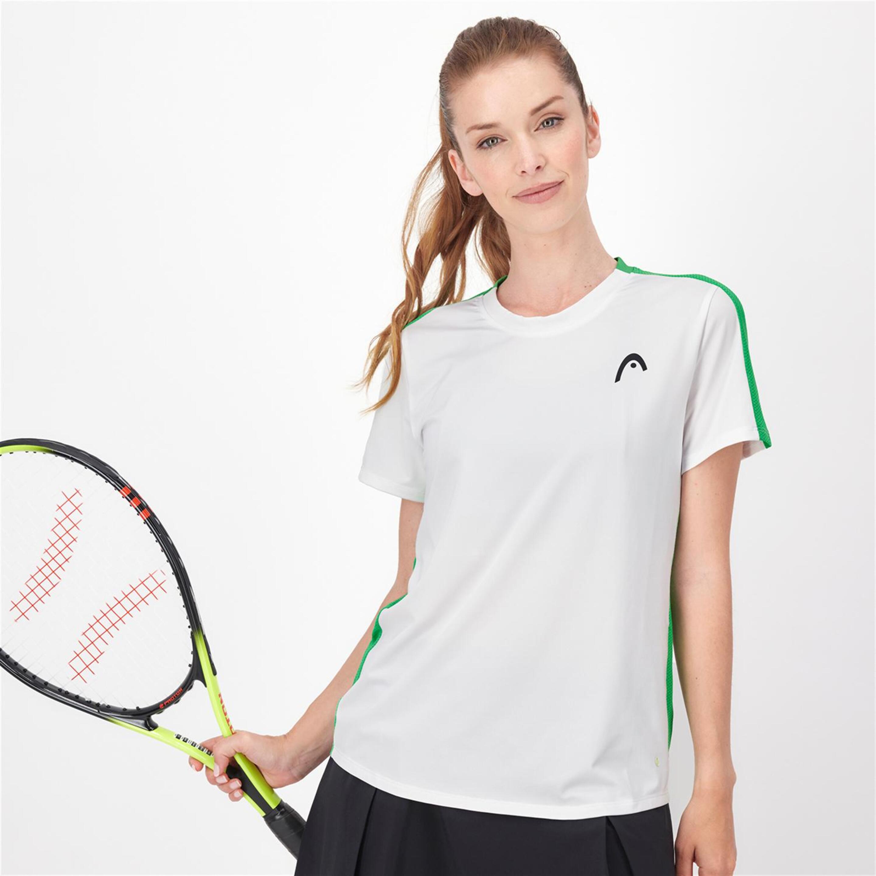 Head Tie Break - blanco - Camiseta Tenis Mujer