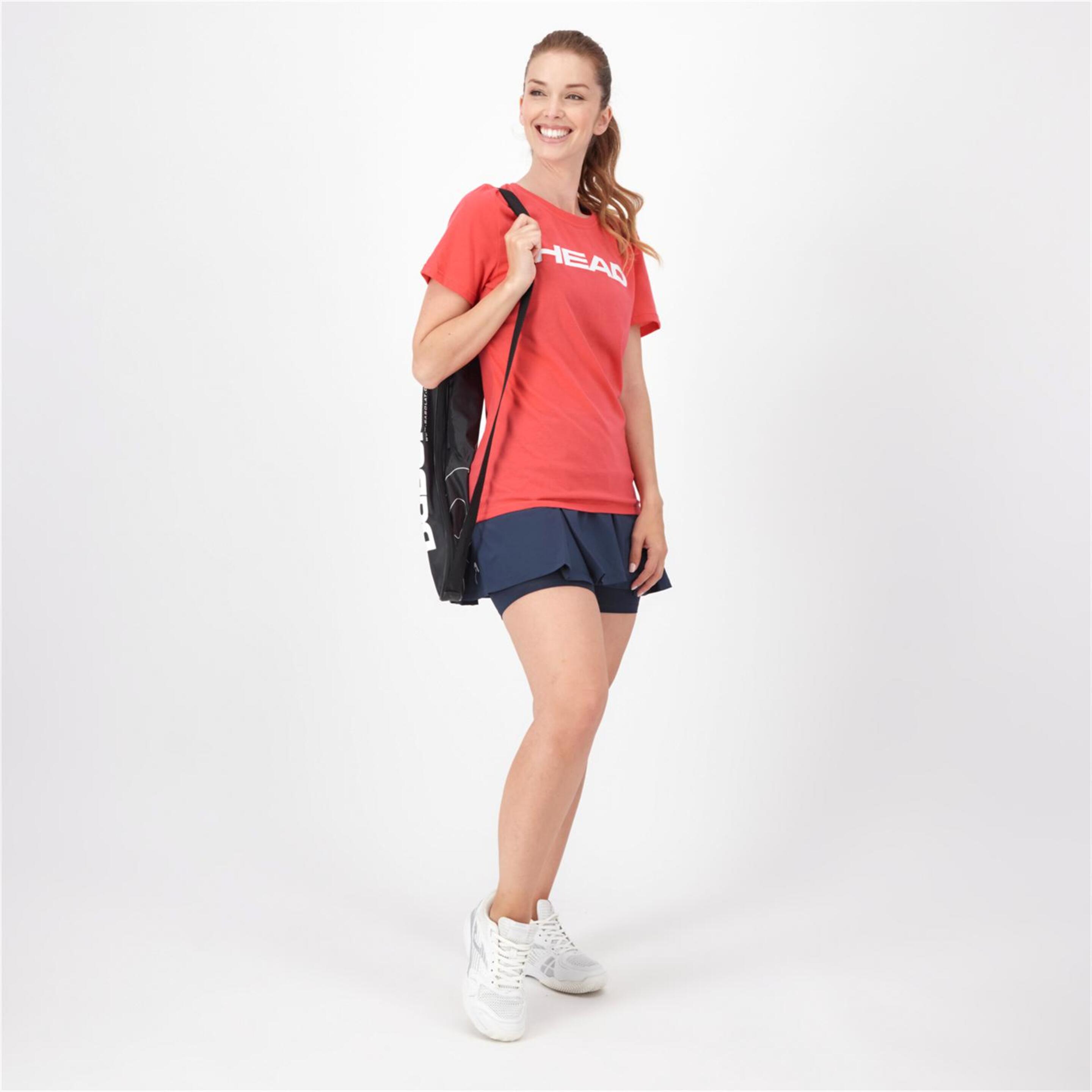 Head Club Basic - Rosa - Camiseta Tenis Mujer