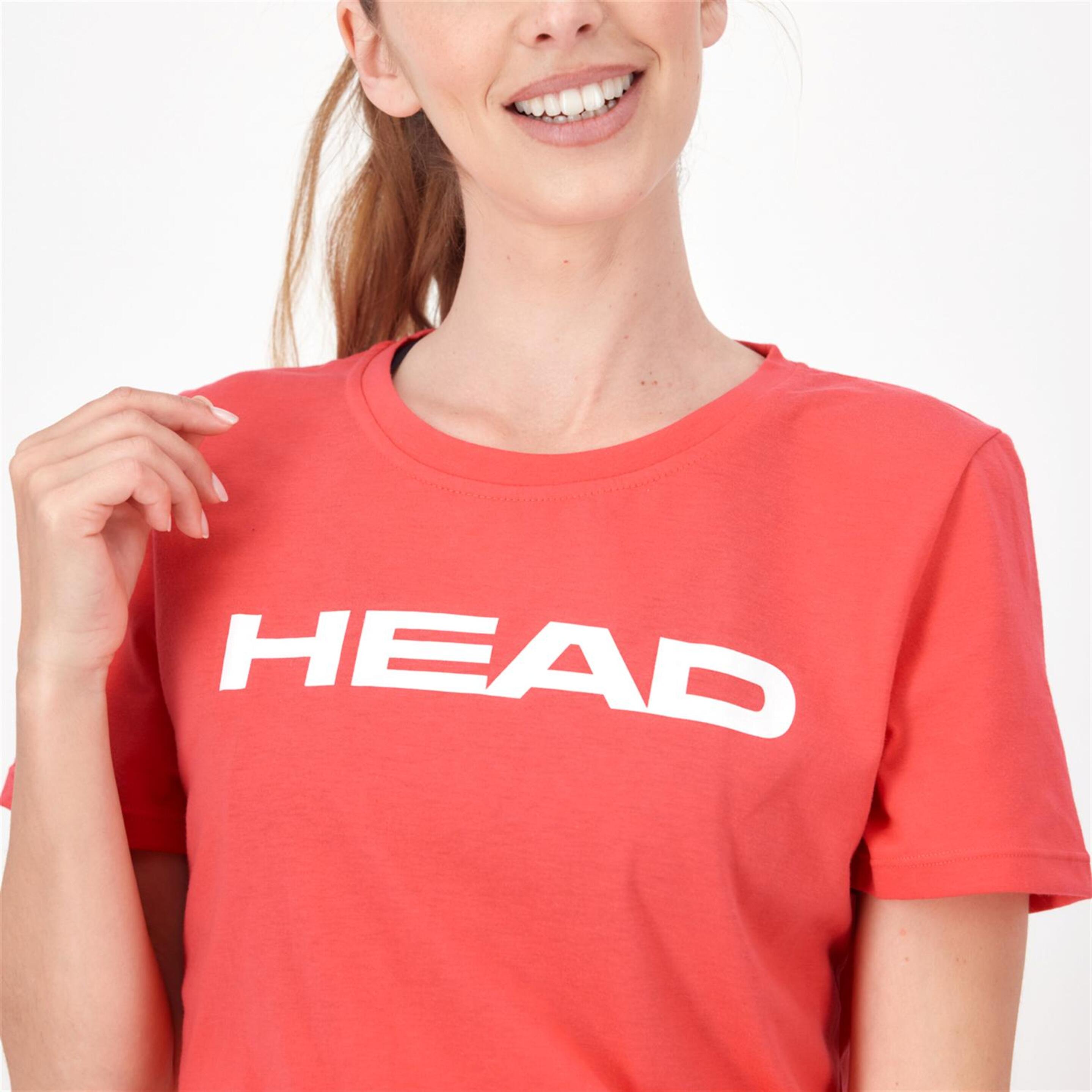Head Club Basic - Rosa - Camiseta Tenis Mujer