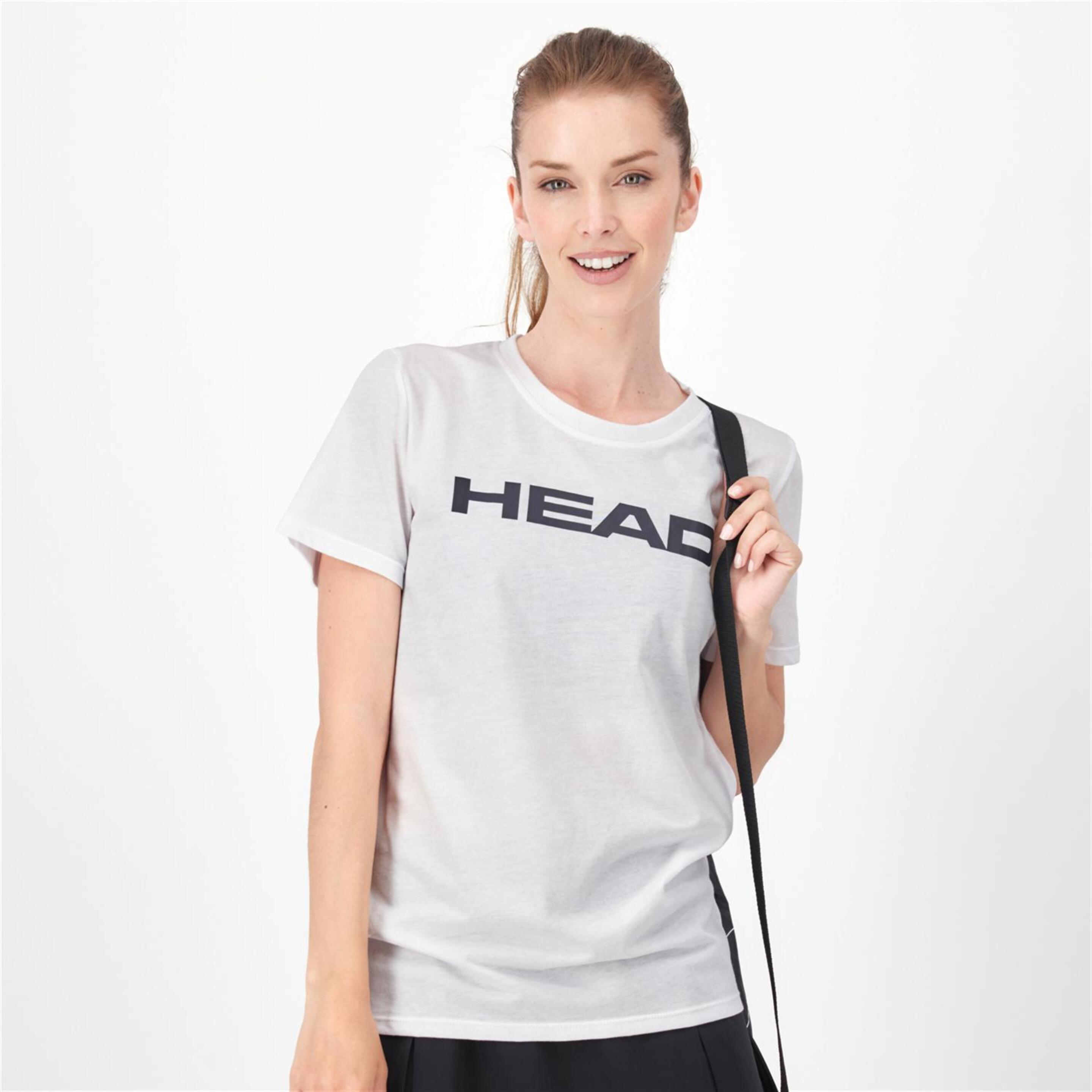 Head Club Basic - blanco - Camiseta Tenis Mujer