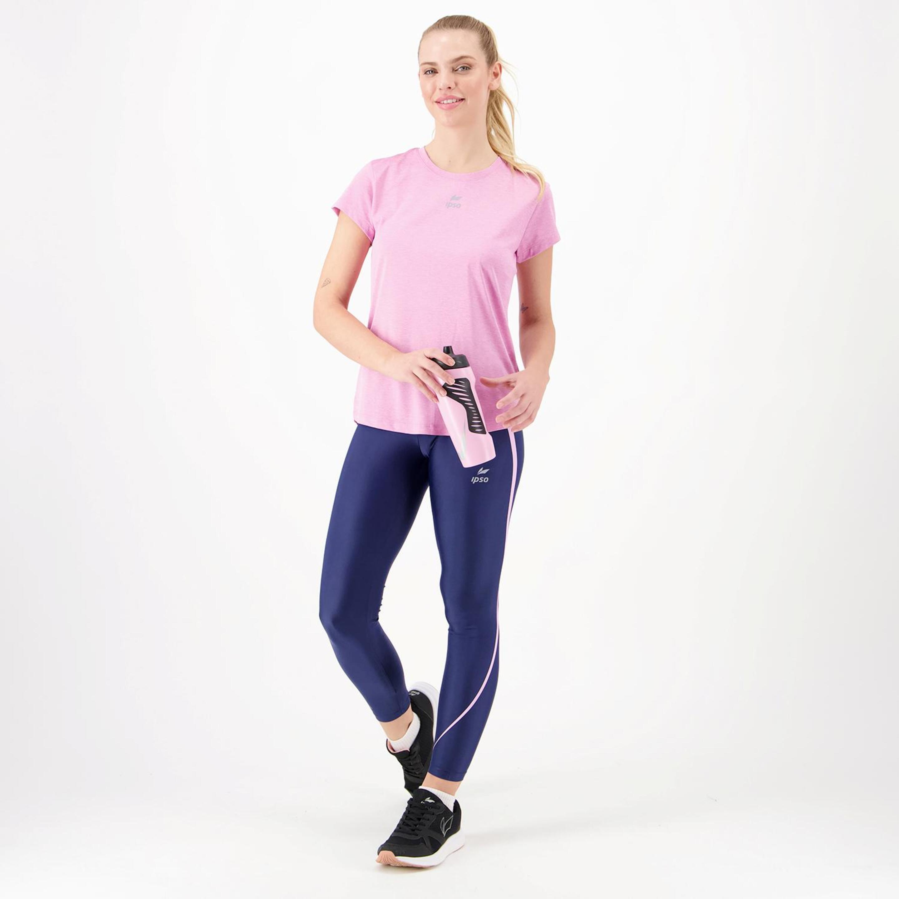 Ipso Combi 2 - Rosa - T-shirt Running Mulher | Sport Zone