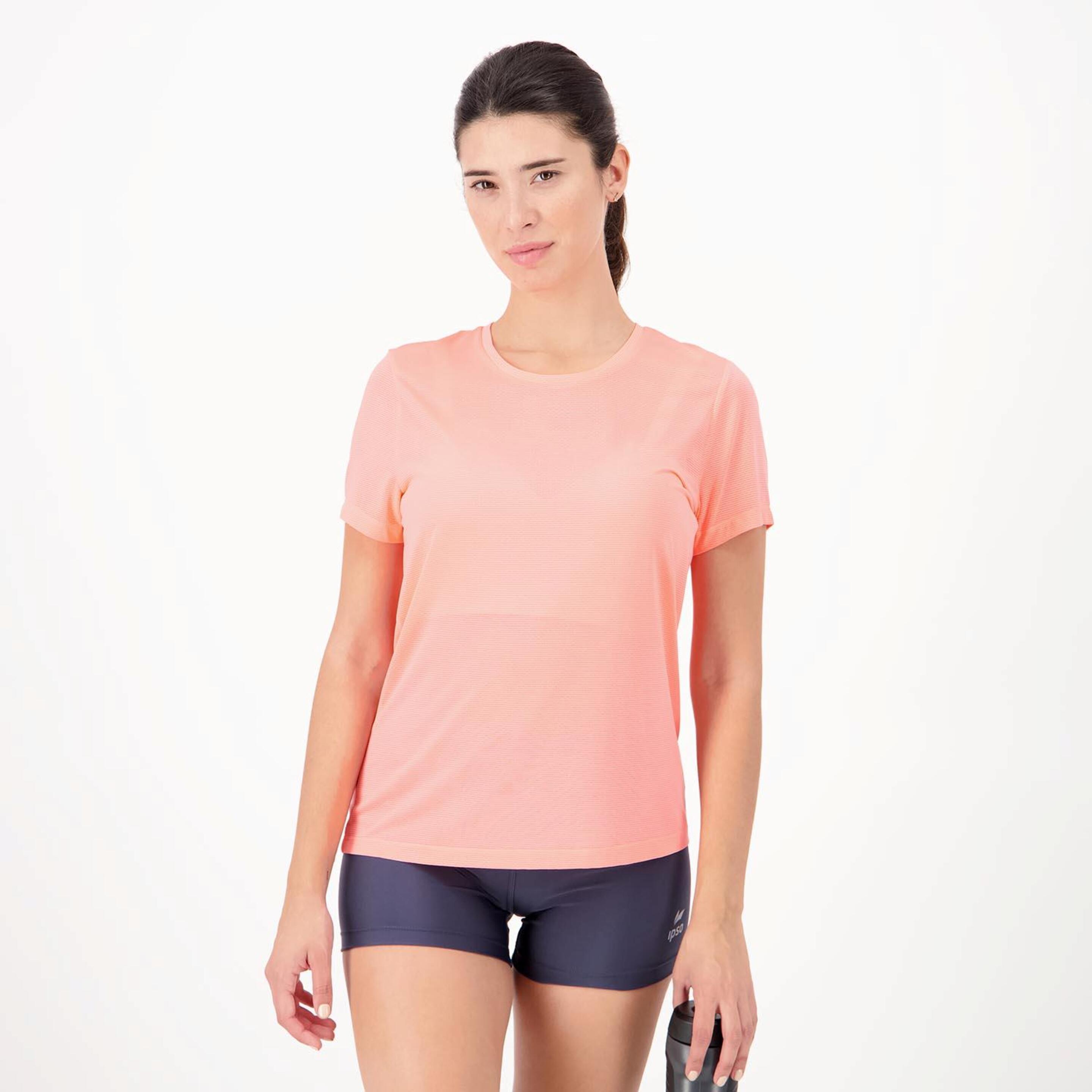 Ipso Basic - rojo - Camiseta Running Mujer