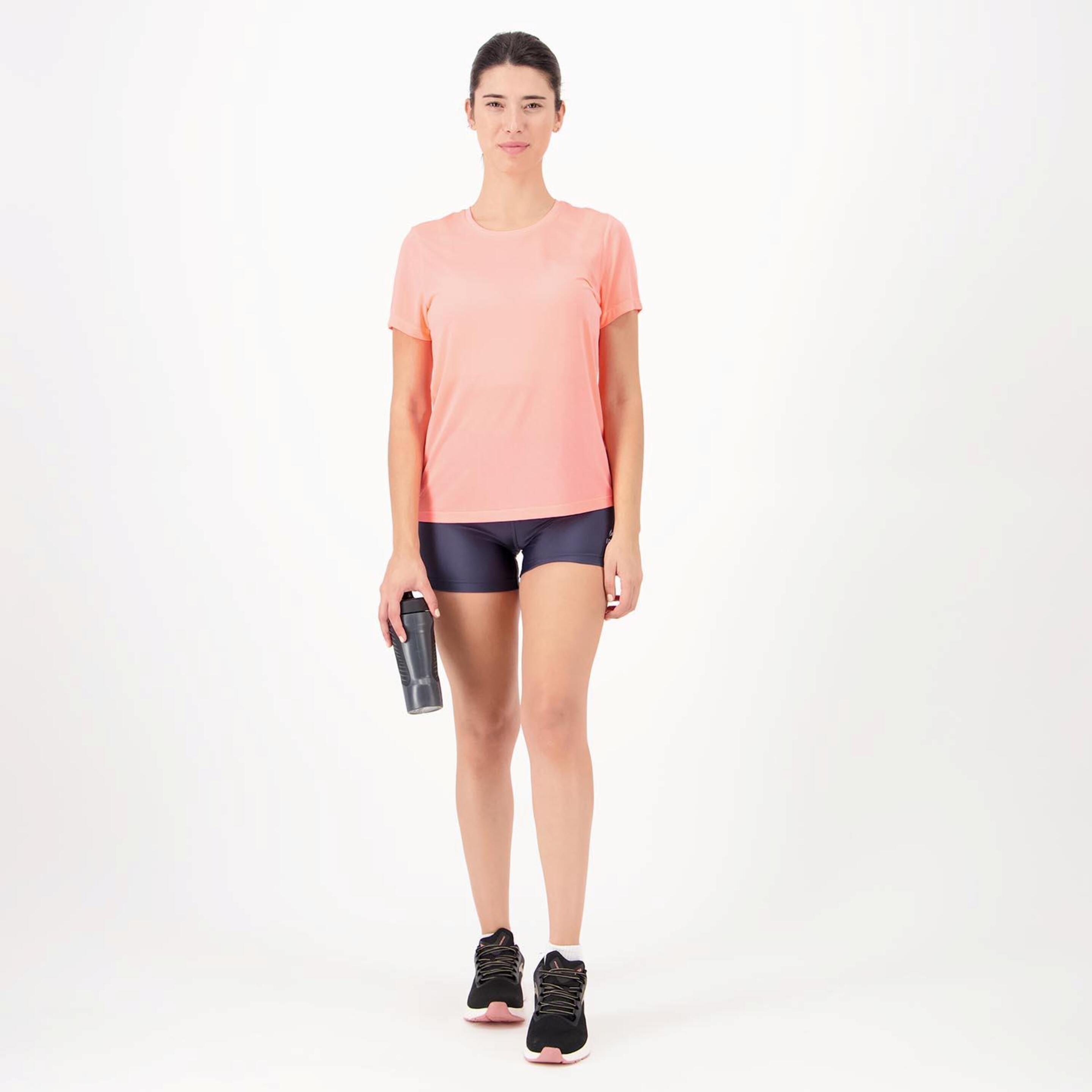 Ipso Basic - Coral - Camiseta Running Mujer  | Sprinter