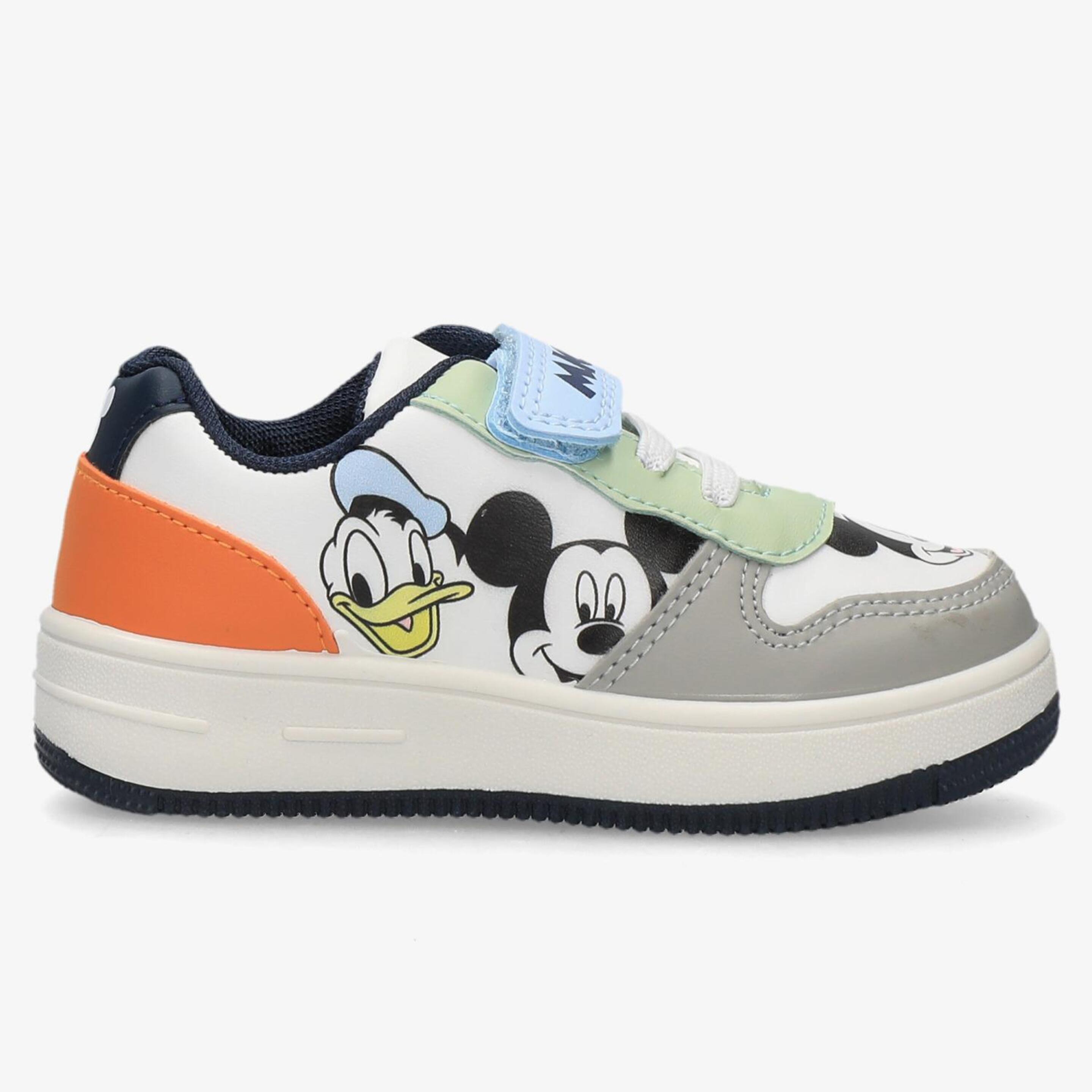 Zapatillas Mickey - blanco - Zapatillas Velcro Niño Disney