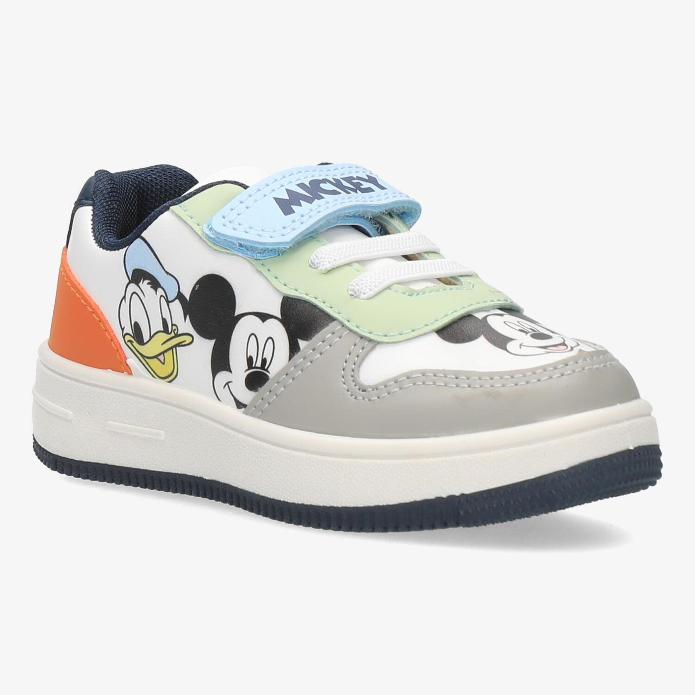 Zapatillas Mickey - Blanco - Zapatillas Velcro Niño Disney