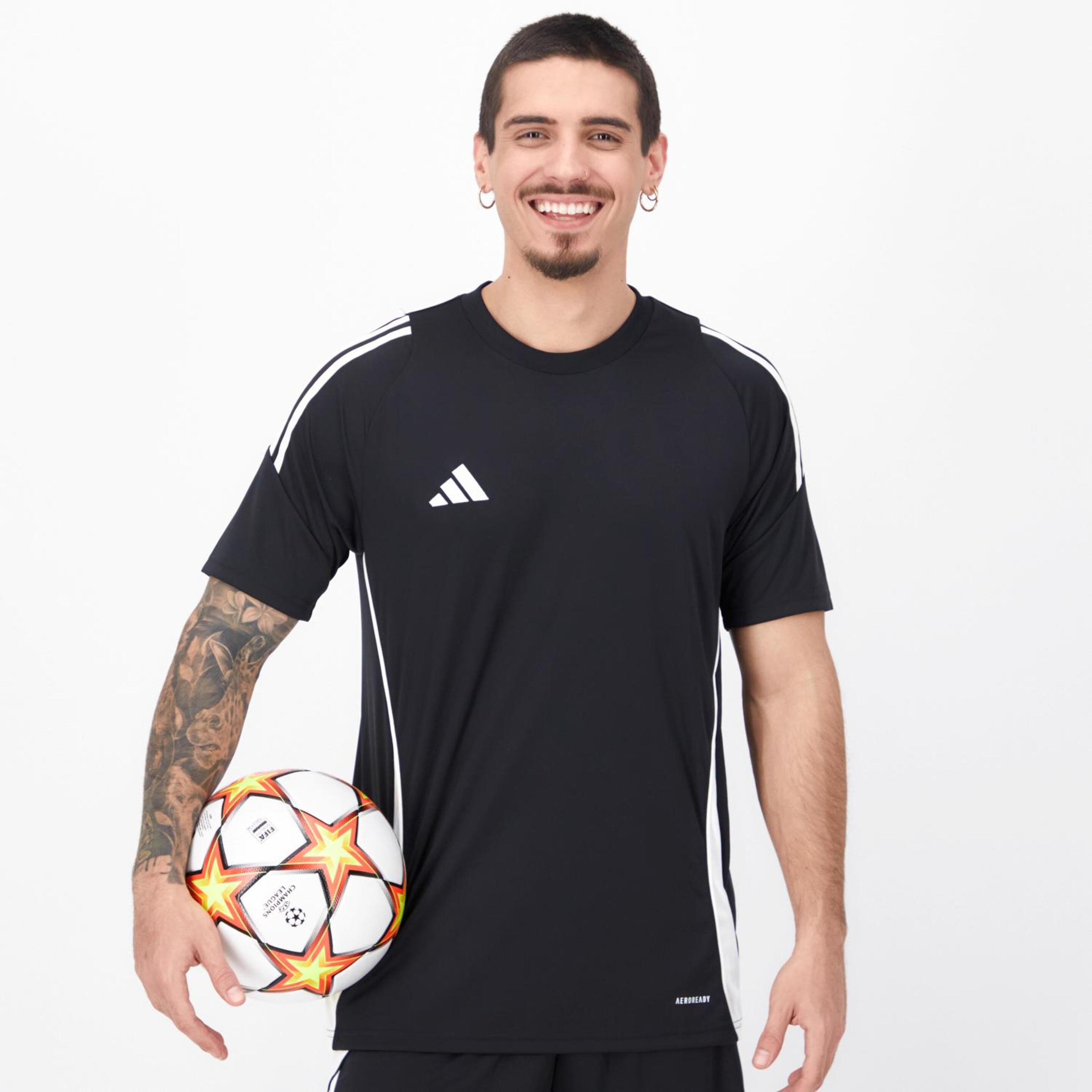 adidas Tiro24 - negro - T-shirt Futebol Homem