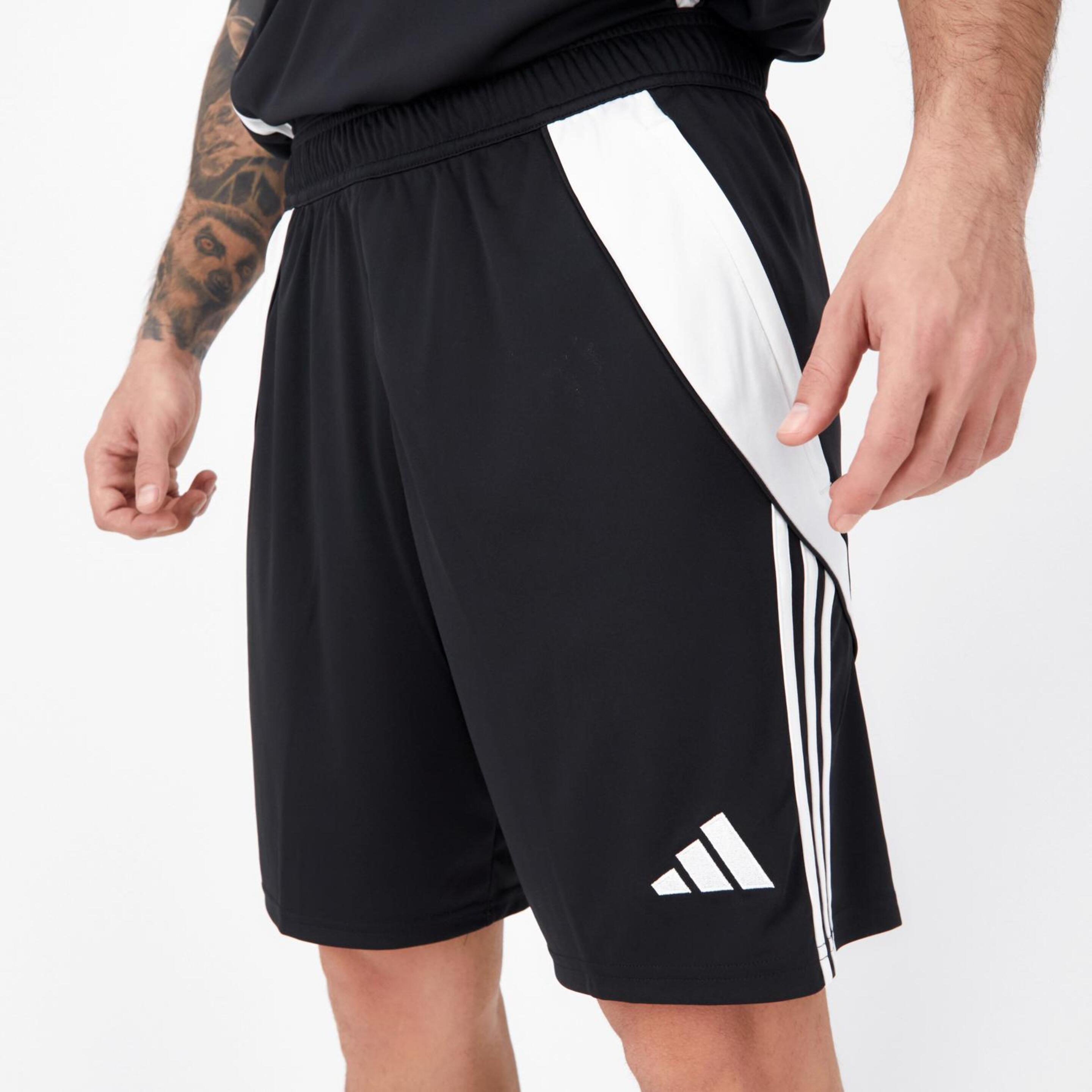 adidas Tiro24 - negro - Pantalón Corto Fútbol Hombre