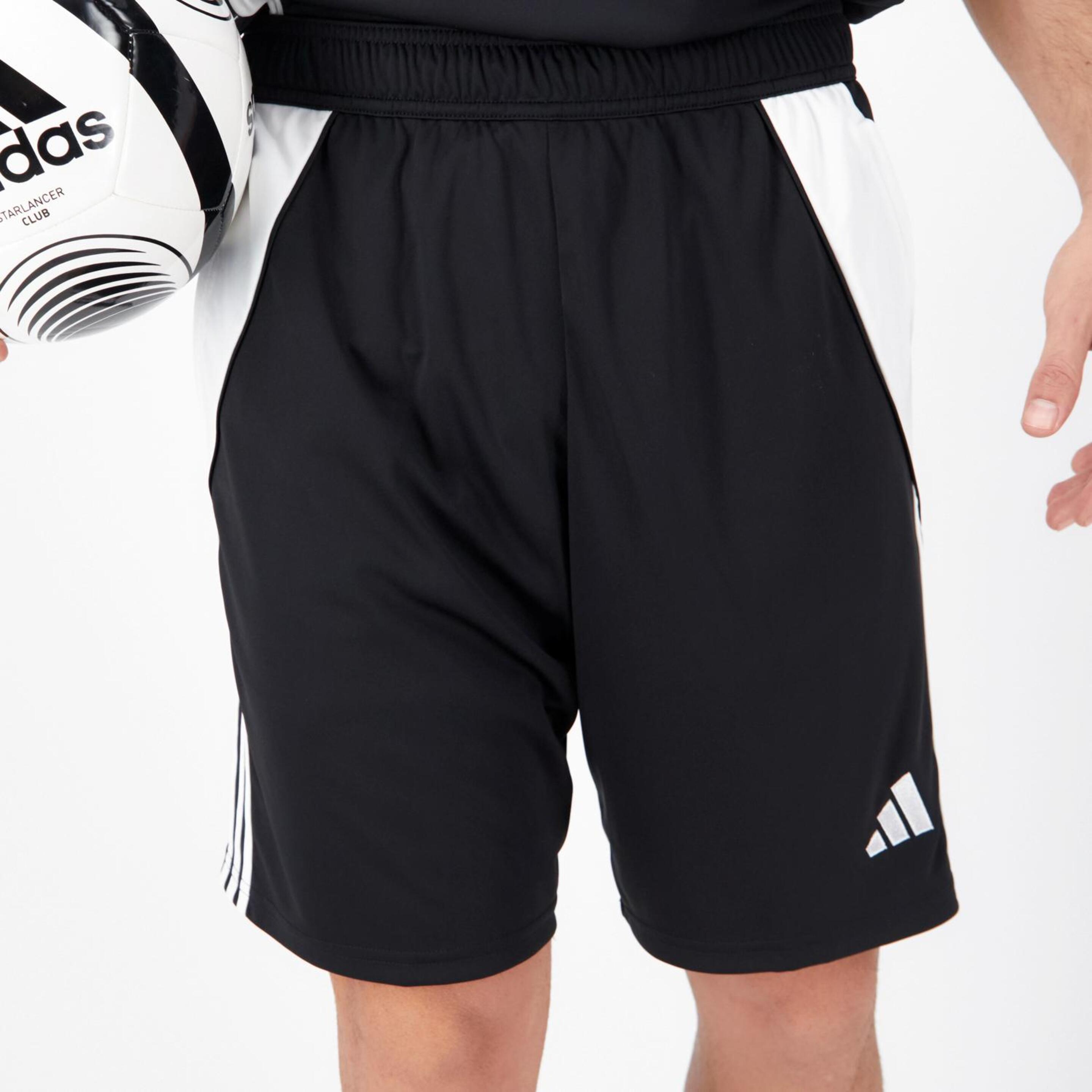 adidas Tiro24 - Negro - Pantalón Corto Fútbol Hombre
