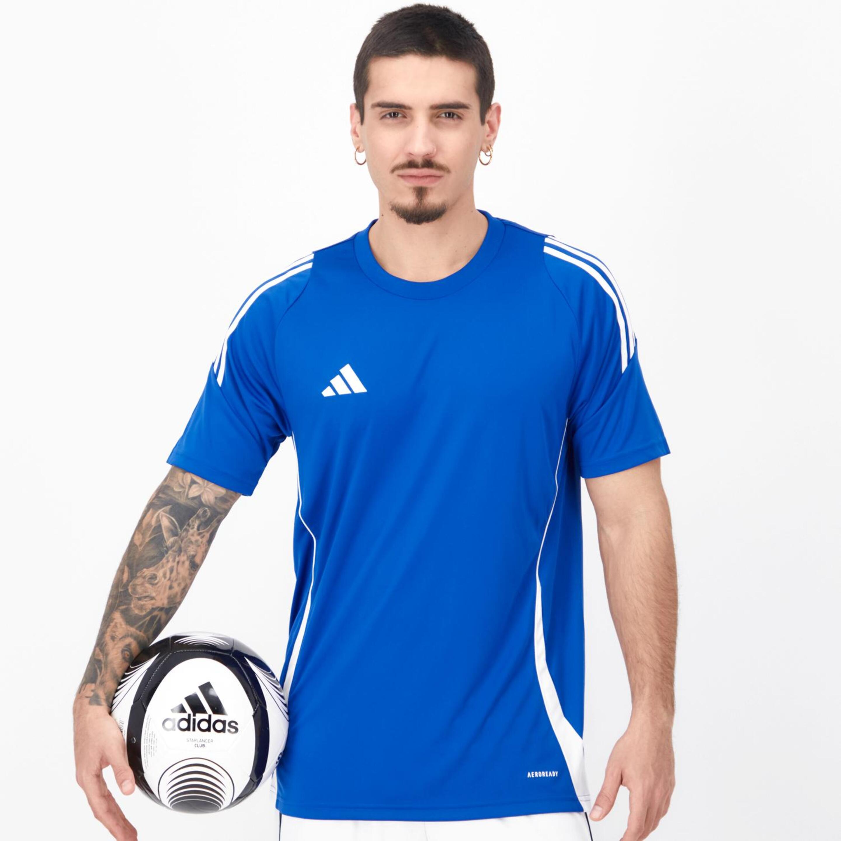 adidas Tiro24 - azul - T-shirt Futebol Homem