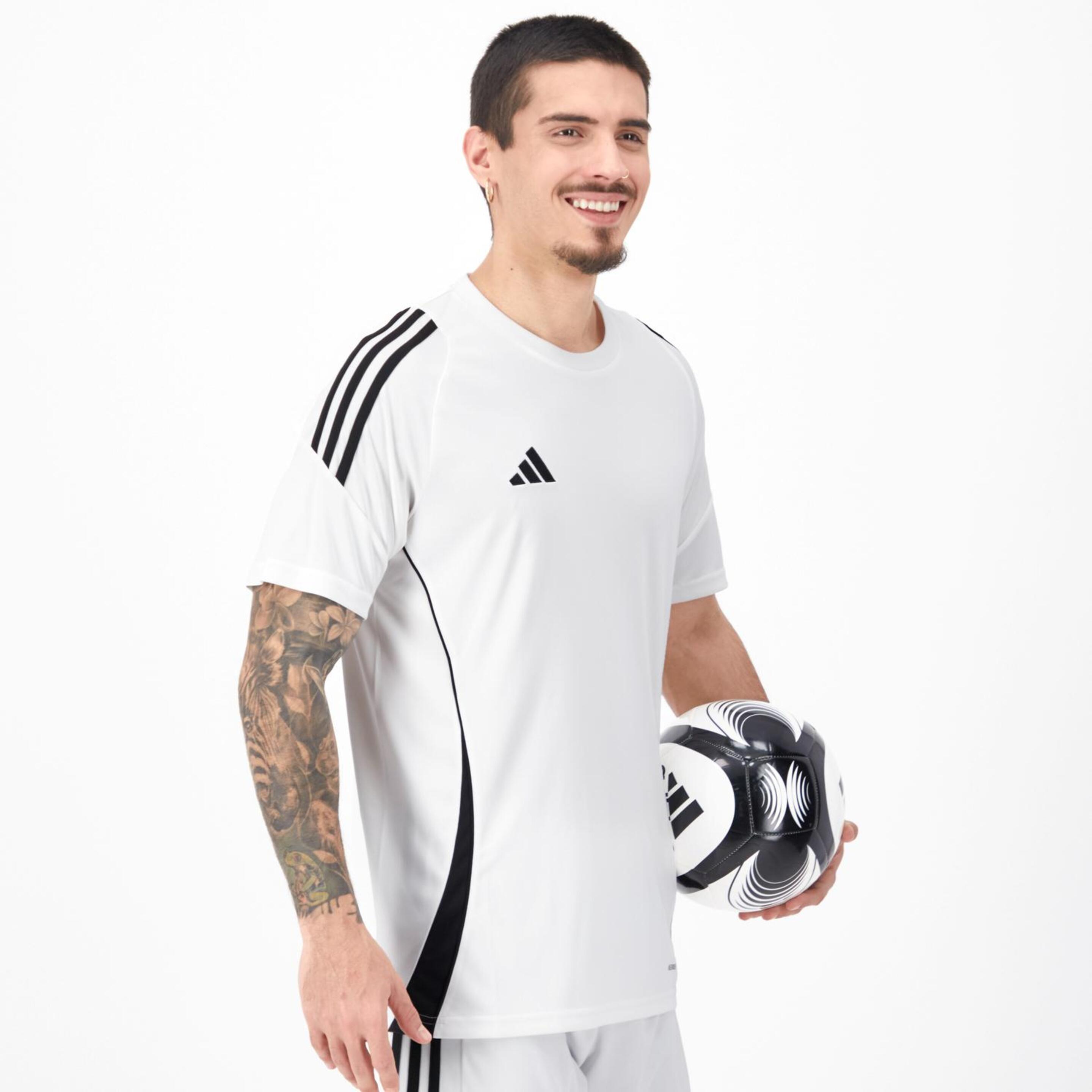 adidas Tiro24 - Blanco - Camiseta Fútbol Hombre  | Sprinter