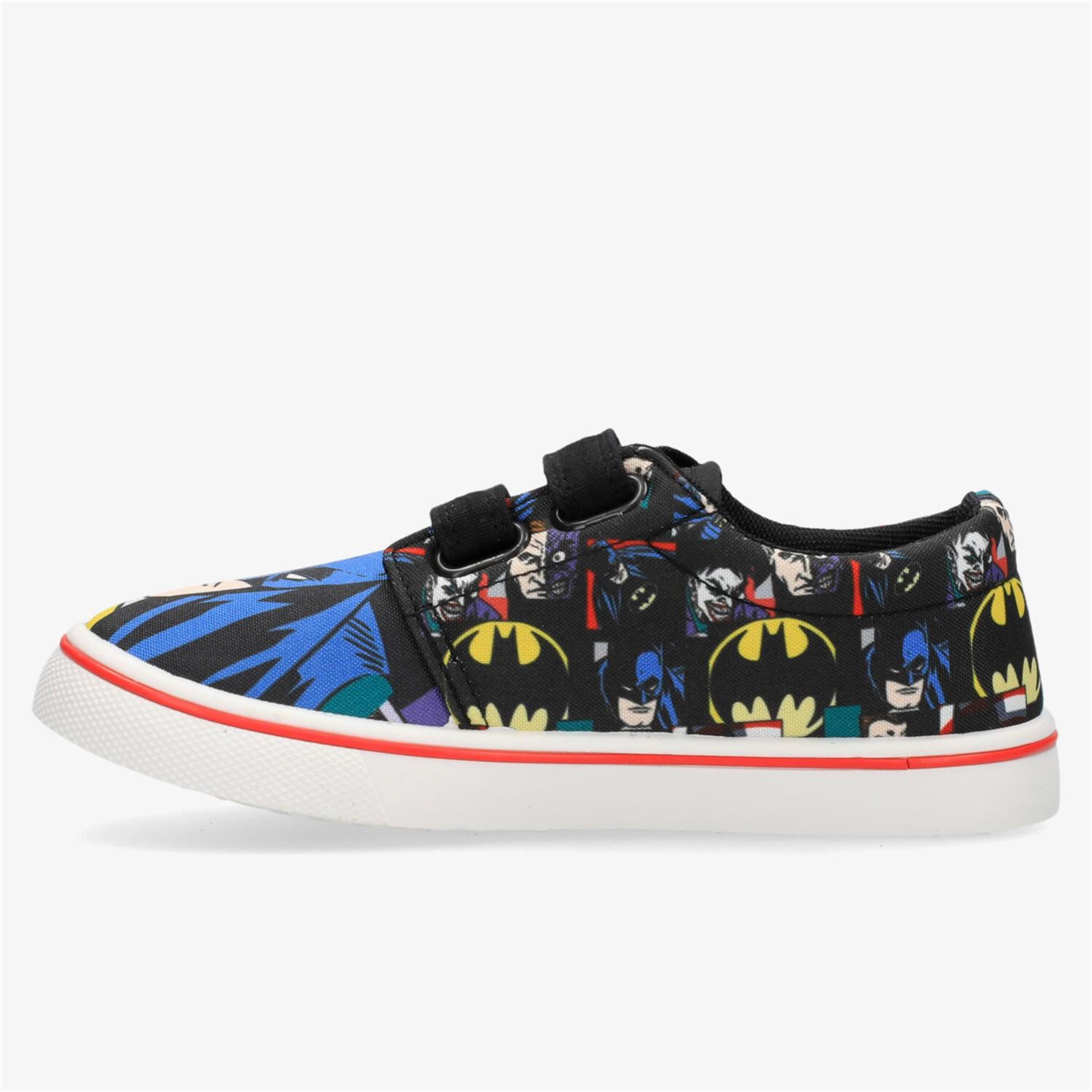 Zapatillas Batman - Negro - Zapatillas Velcro Niño