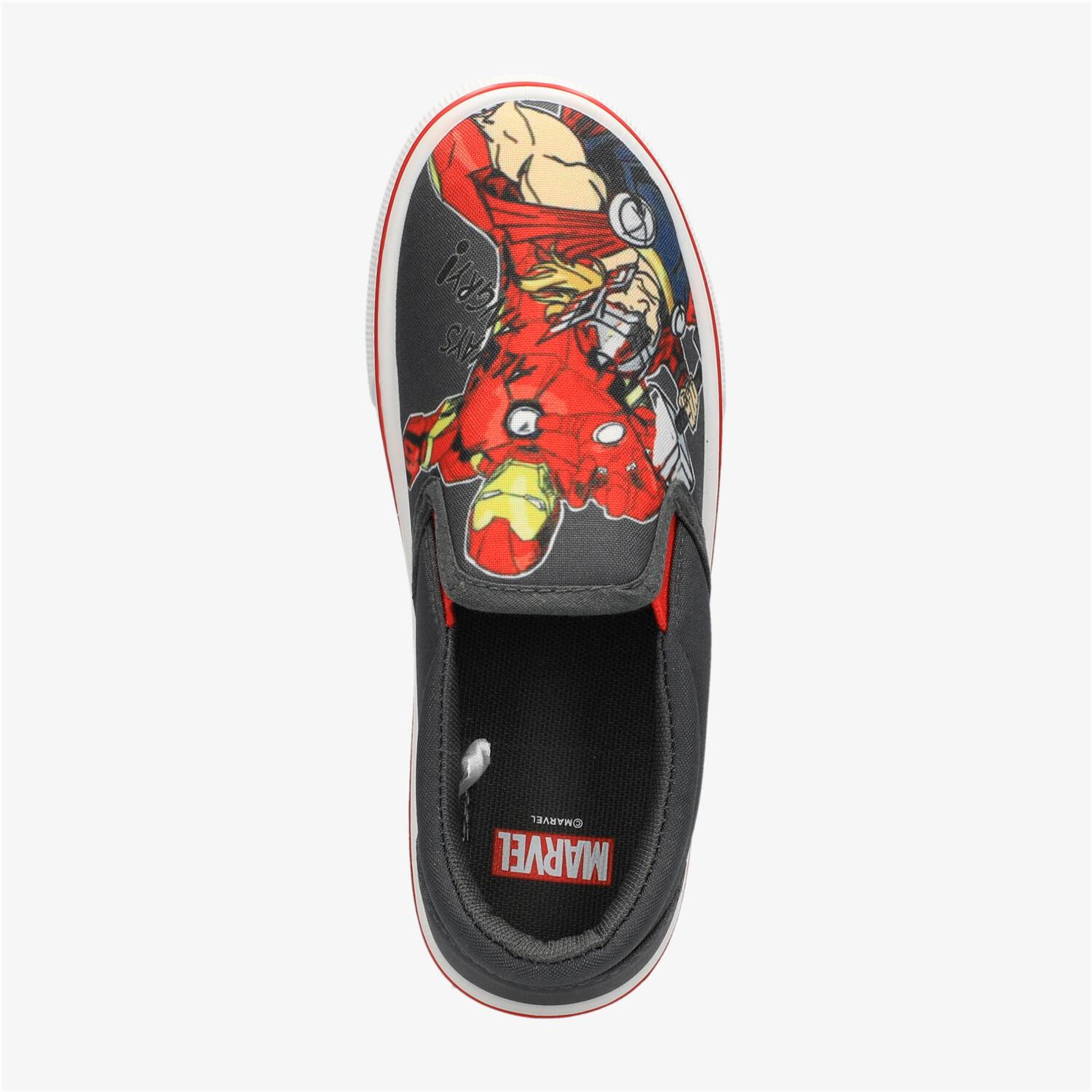 Zapatillas Avengers - Gris - Zapatillas Slip On Niño Marvel
