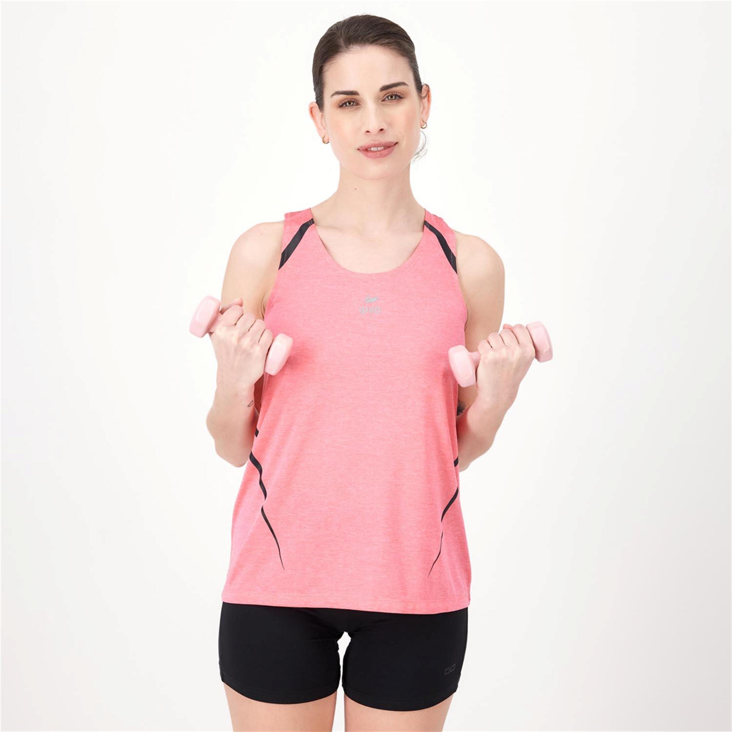 Camiseta Ipso - rosa - Camiseta Tirantes Mujer