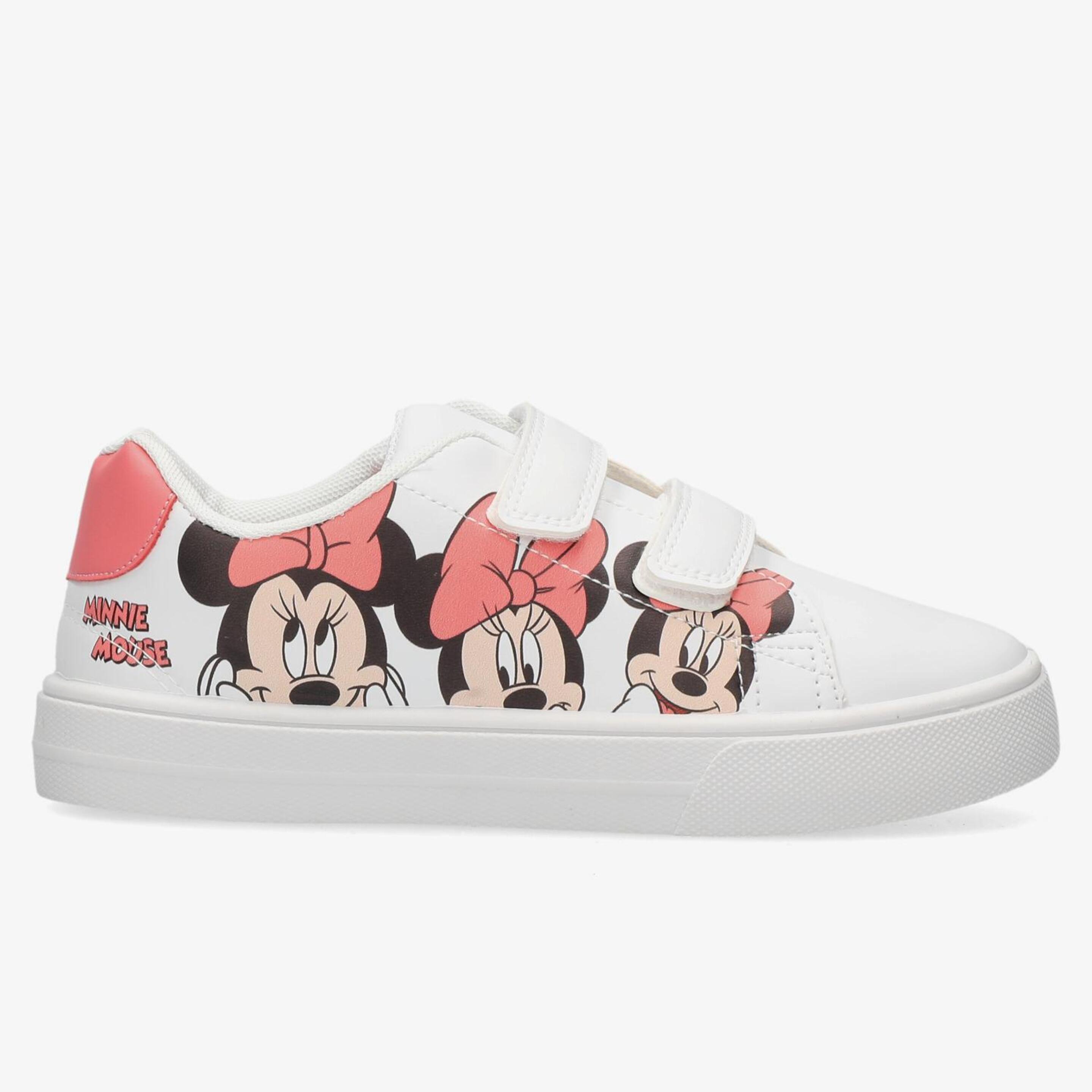 Sapatilhas Minnie - Branco - Sapatilhas Velcro Menina Disney  | Sport Zone