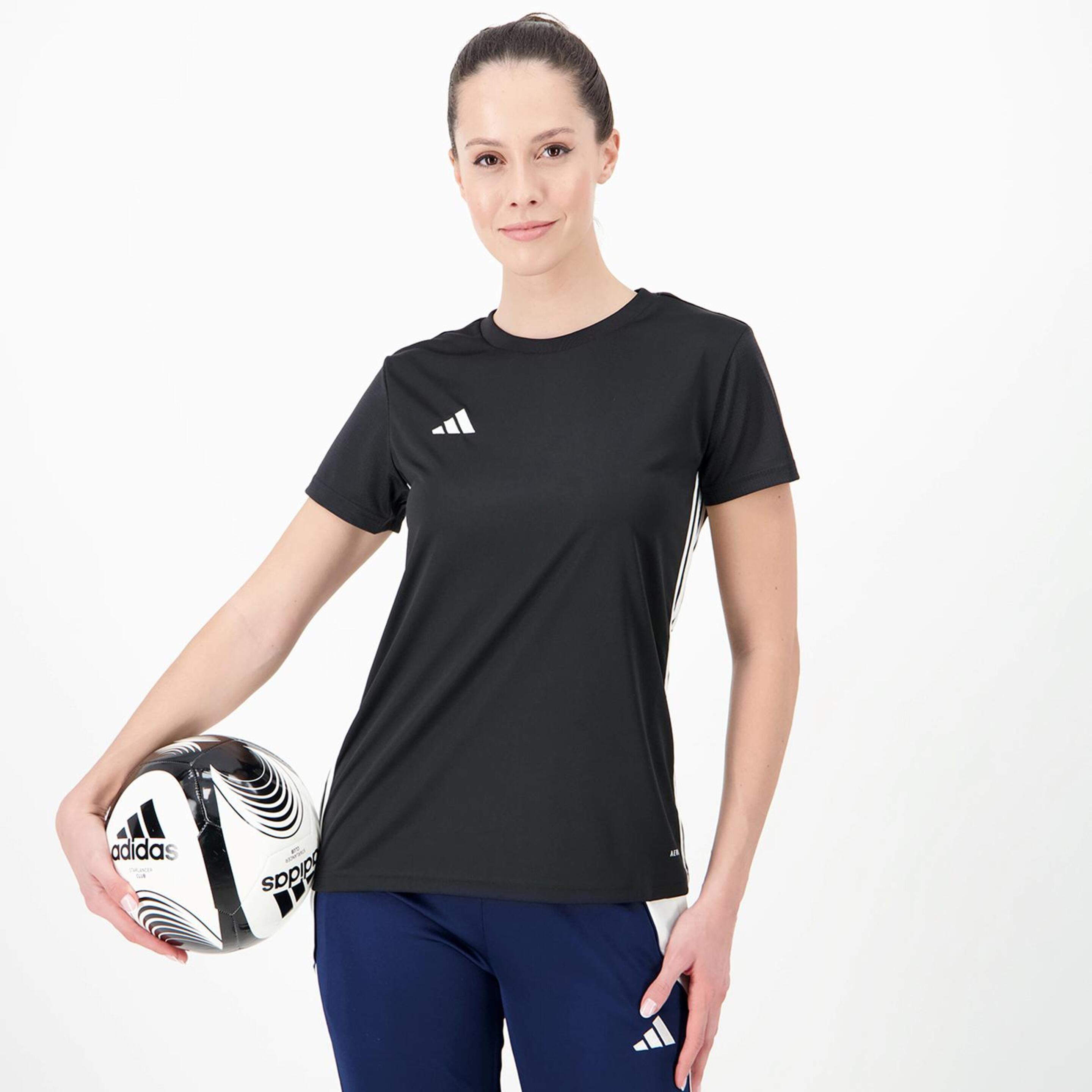 adidas Tabela - Negro - Camiseta Fútbol Mujer  | Sprinter