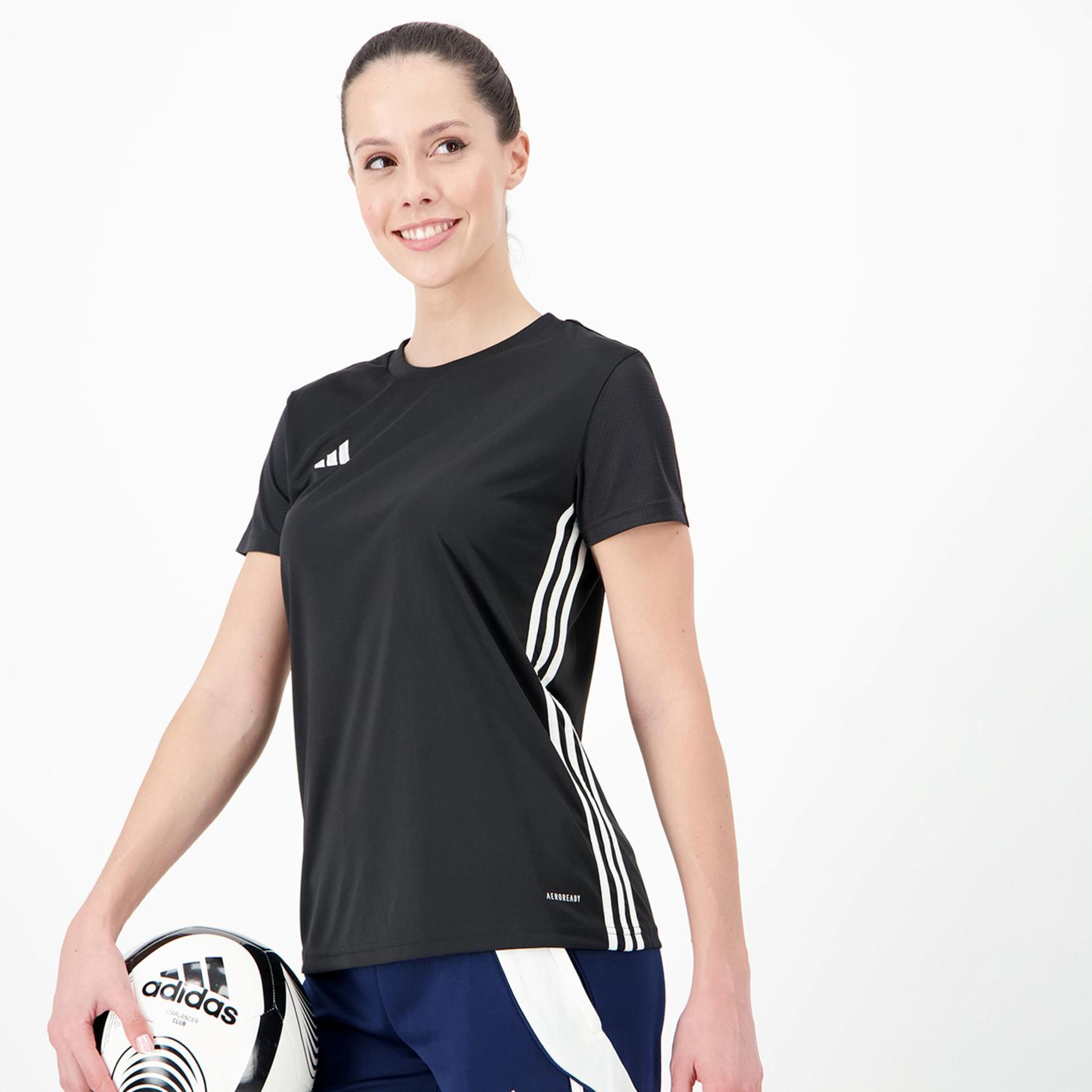 adidas Tabela - Negro - Camiseta Fútbol Mujer  | Sprinter