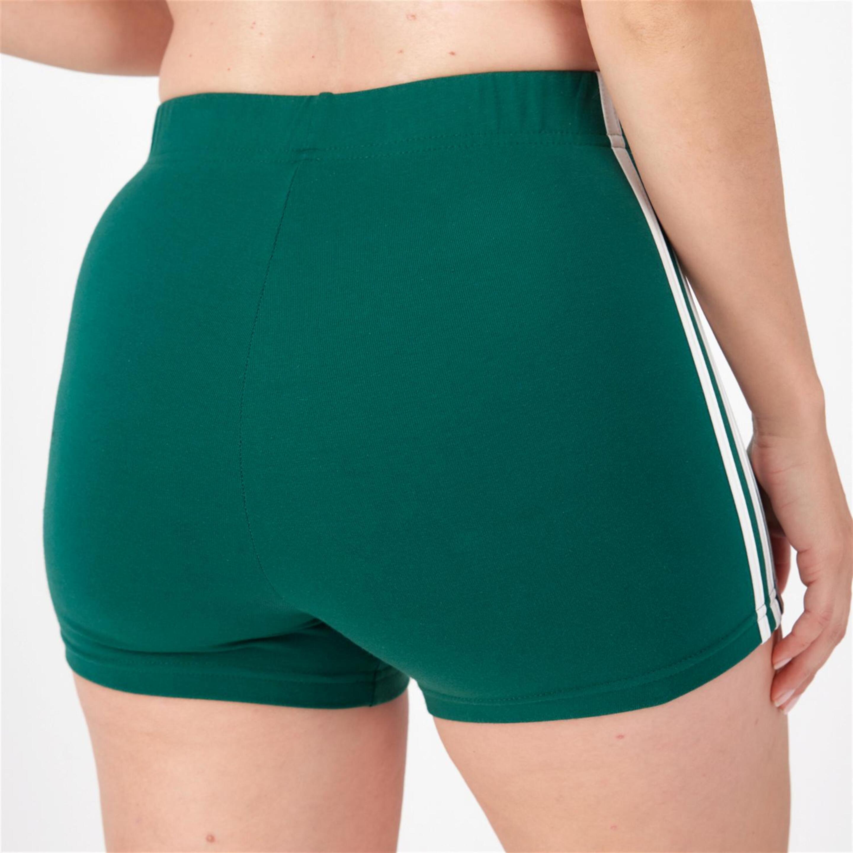adidas 3S - Verde - Mallas Cortas Mujer