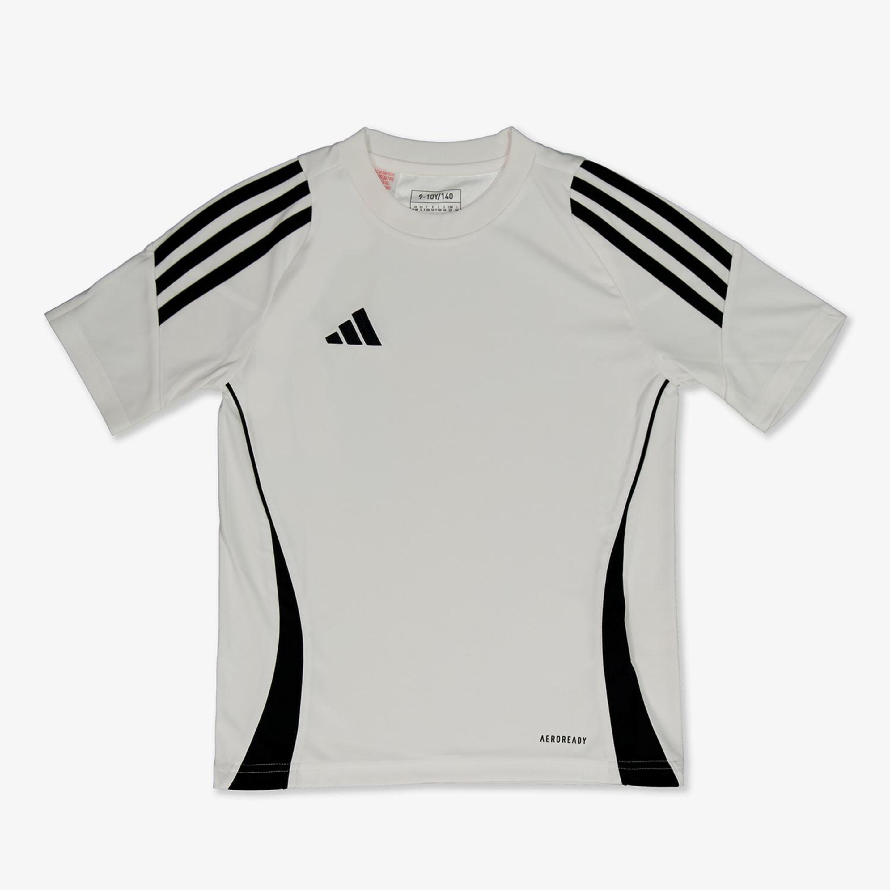 adidas Tiro 24 - blanco - T-shirt Futebol Rapaz
