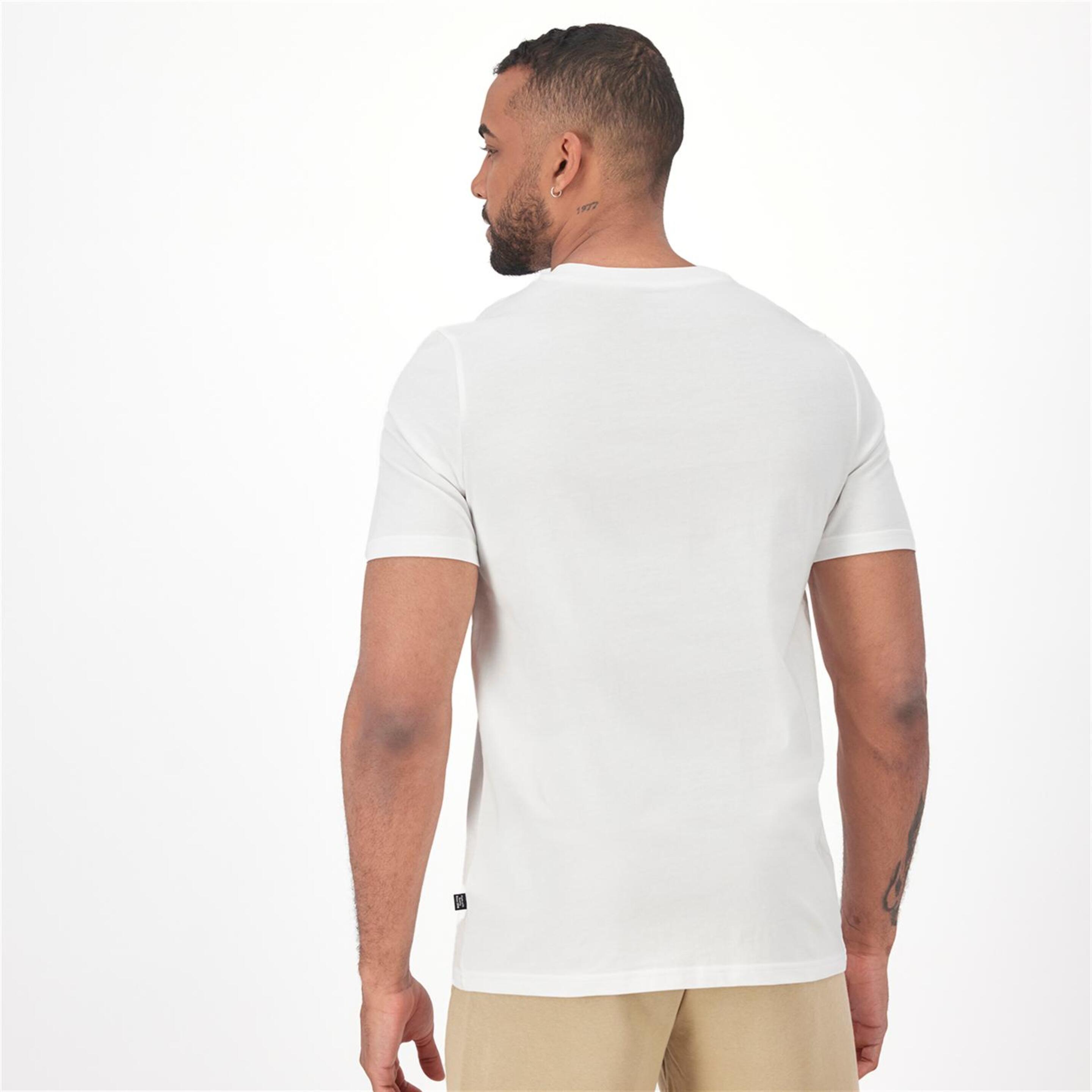 Puma Essential Graphic - Blanco - Camiseta Hombre