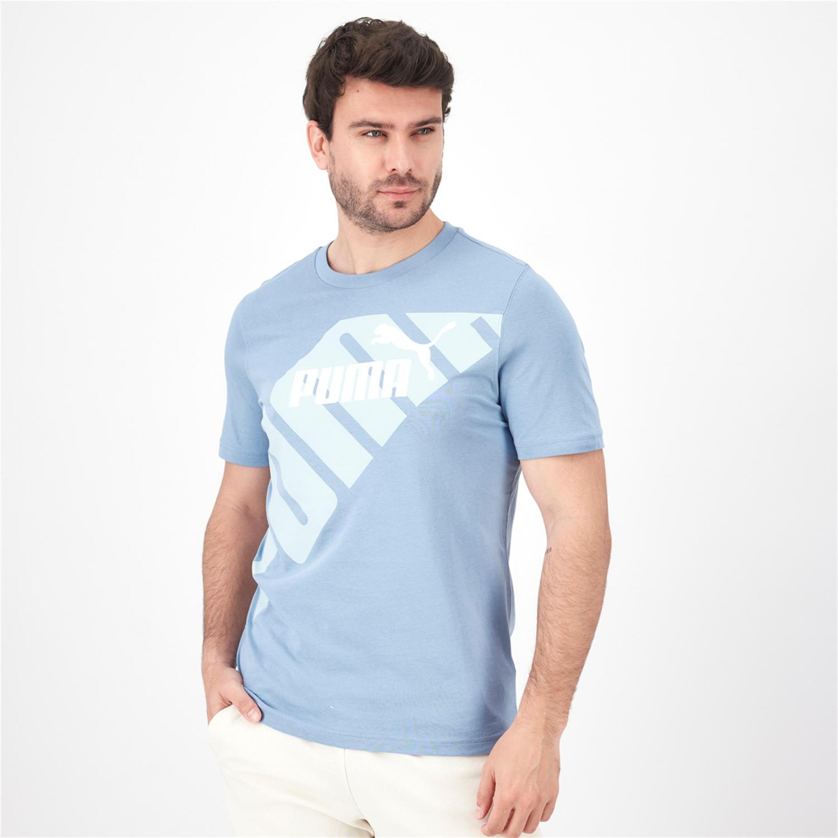 Puma Power - azul - Camiseta Hombre