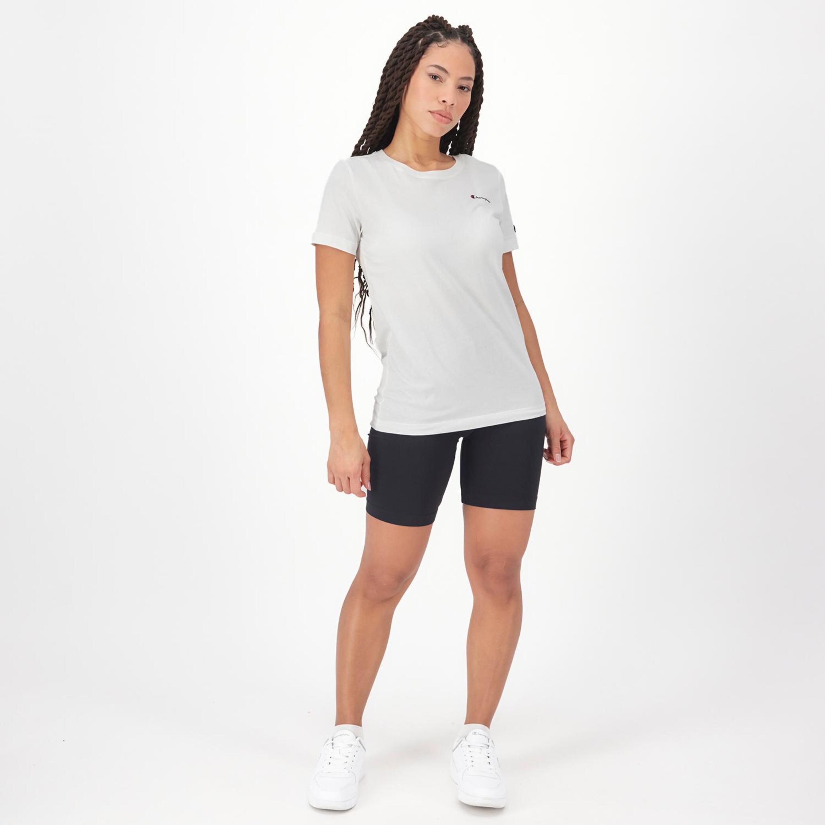 Camiseta Champion - Blanco - Camiseta Mujer  | Sprinter