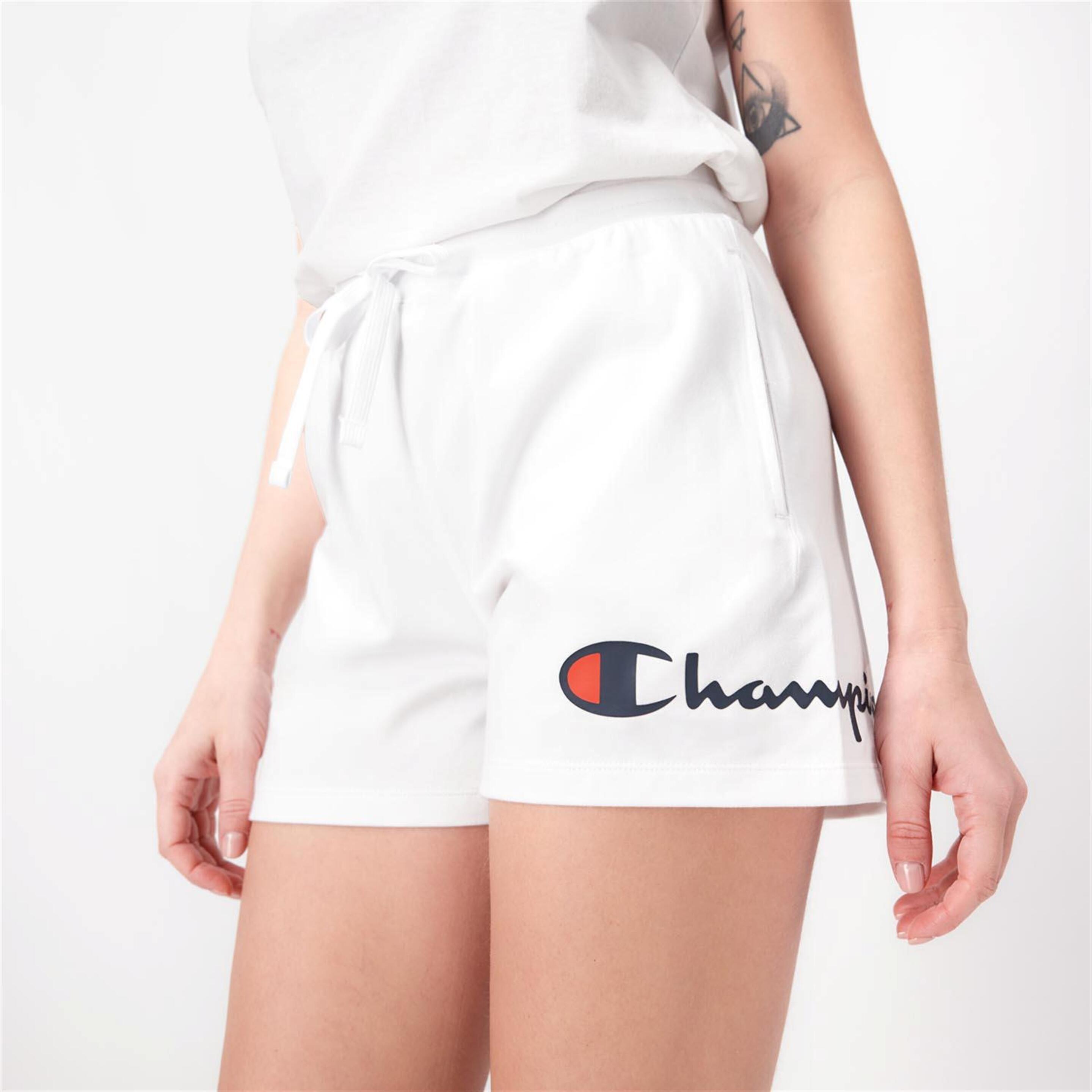 Pantalón Champion - blanco - Pantalón Corto Mujer