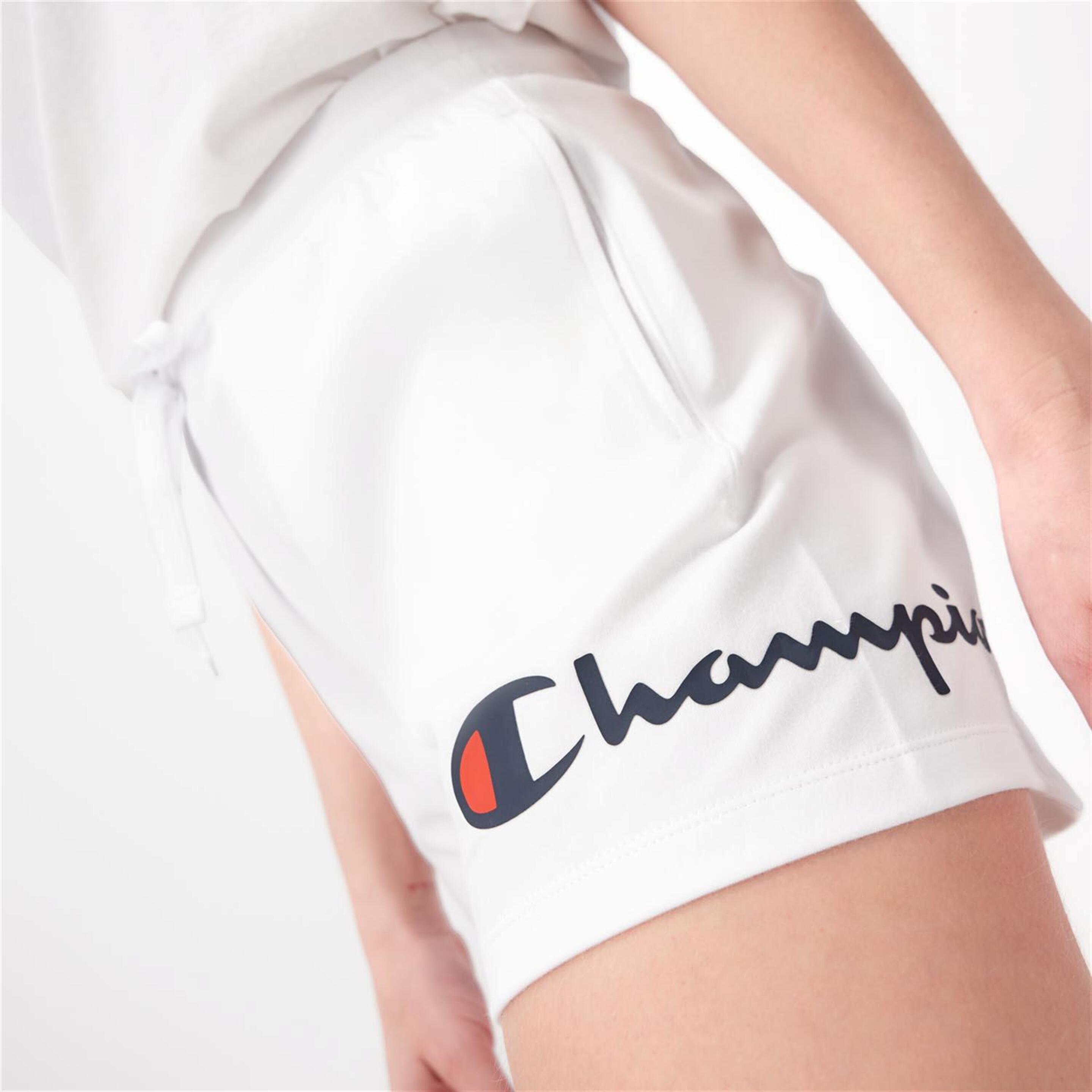 Pantalón Champion - Blanco - Pantalón Corto Mujer