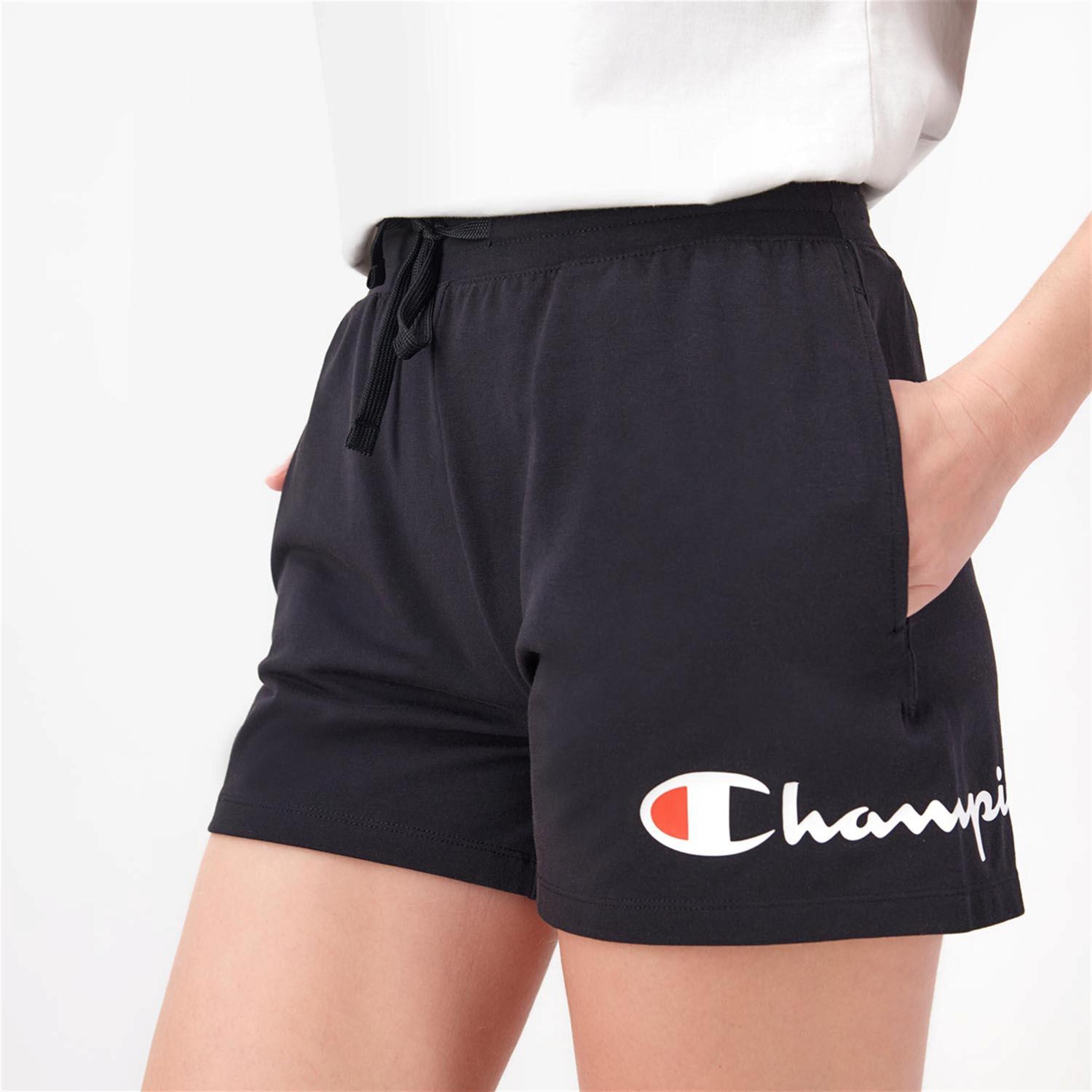 Pantalón Champion - negro - Pantalón Corto Mujer