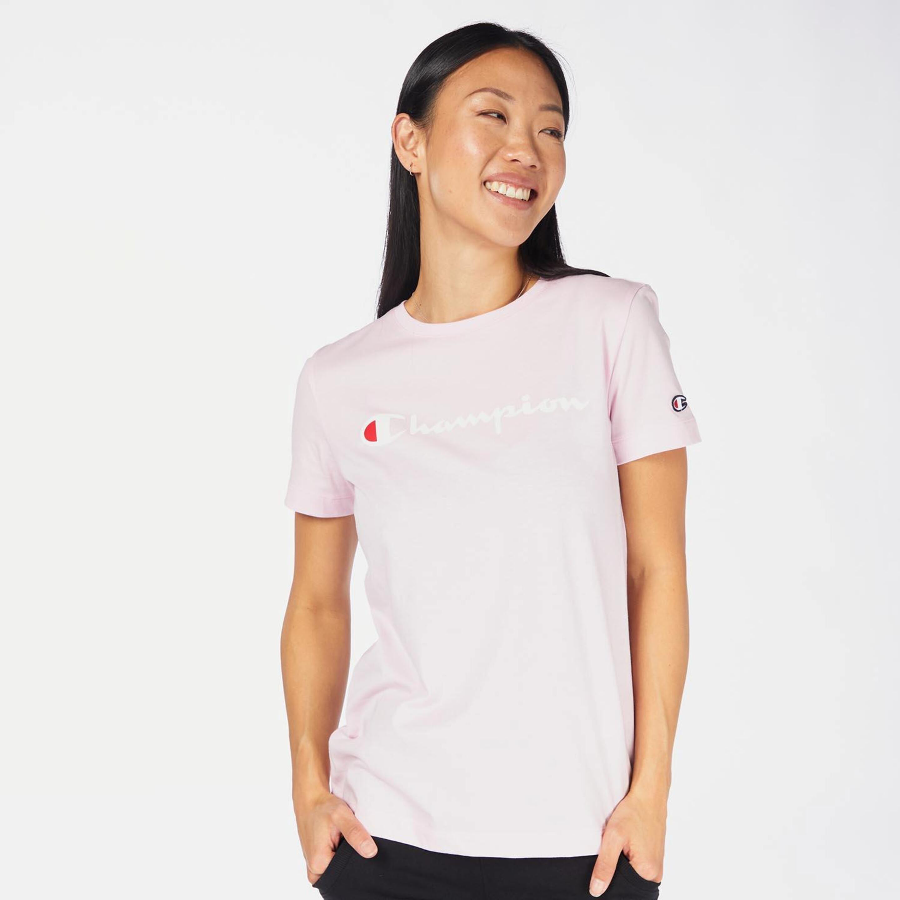 T-shirt Champion - rosa - T-shirt Mulher