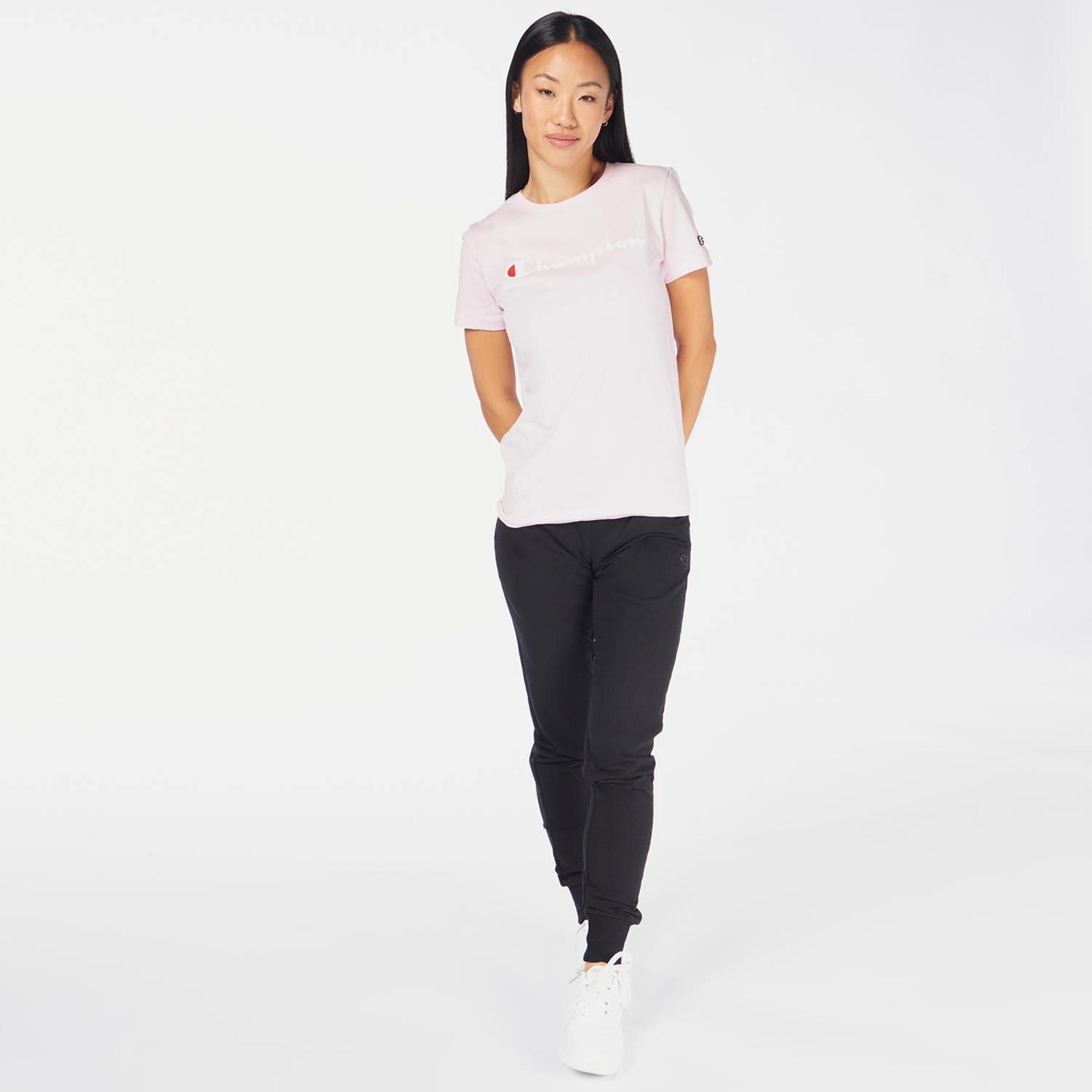 Camiseta Champion - Rosa - Camiseta Mujer  | Sprinter