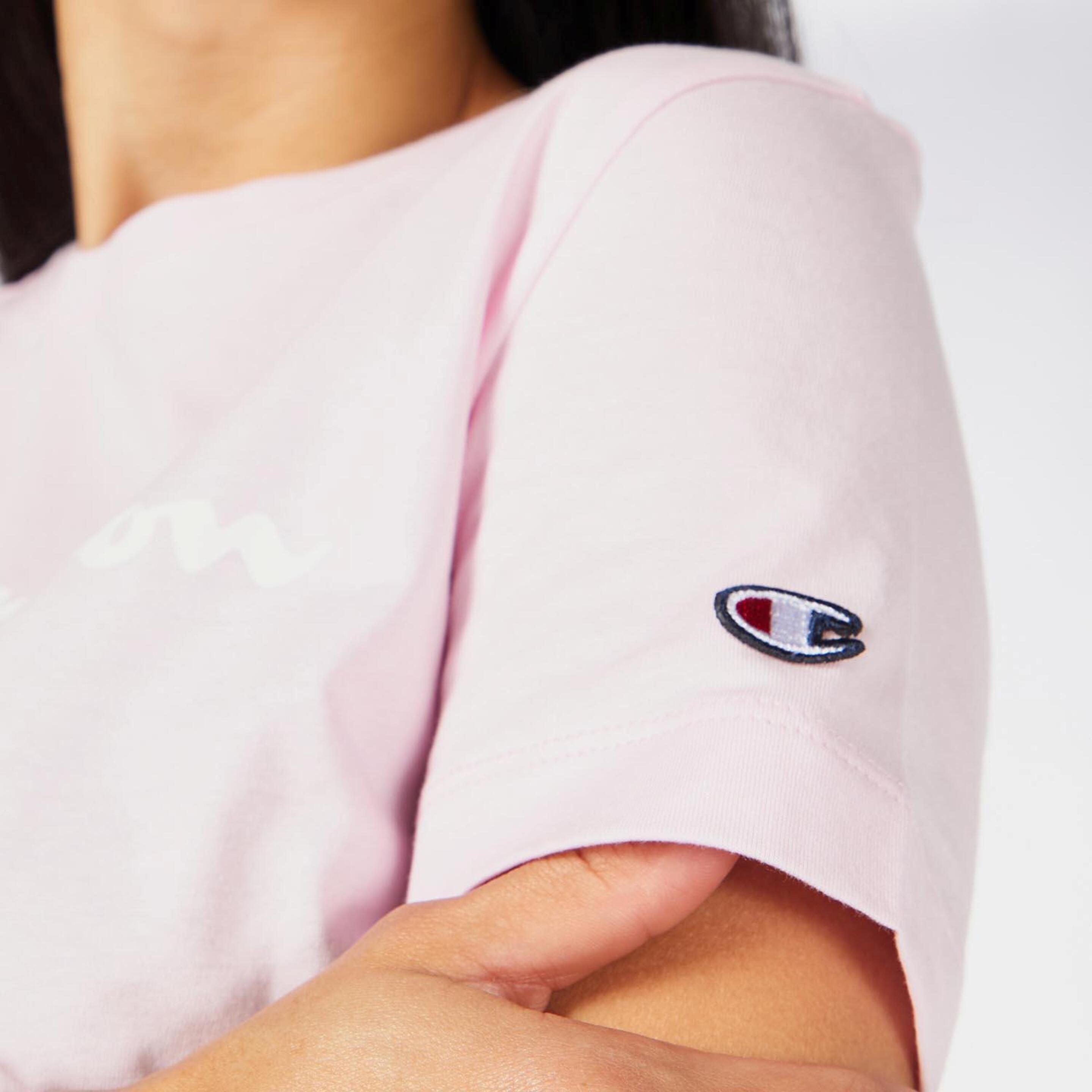 Camiseta Champion - Rosa - Camiseta Mujer | Sprinter