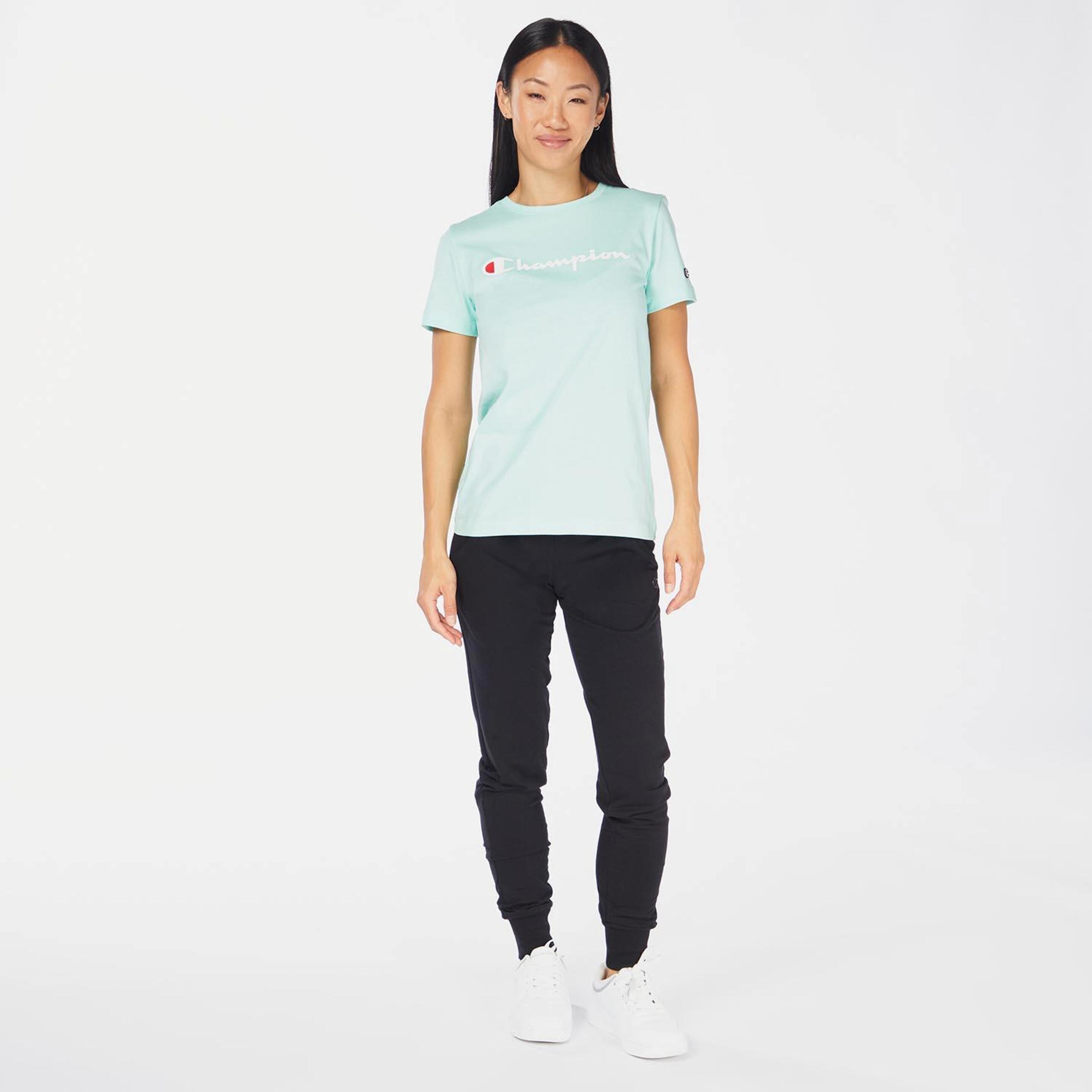 Camiseta Champion - Verde - Camiseta Mujer | Sprinter
