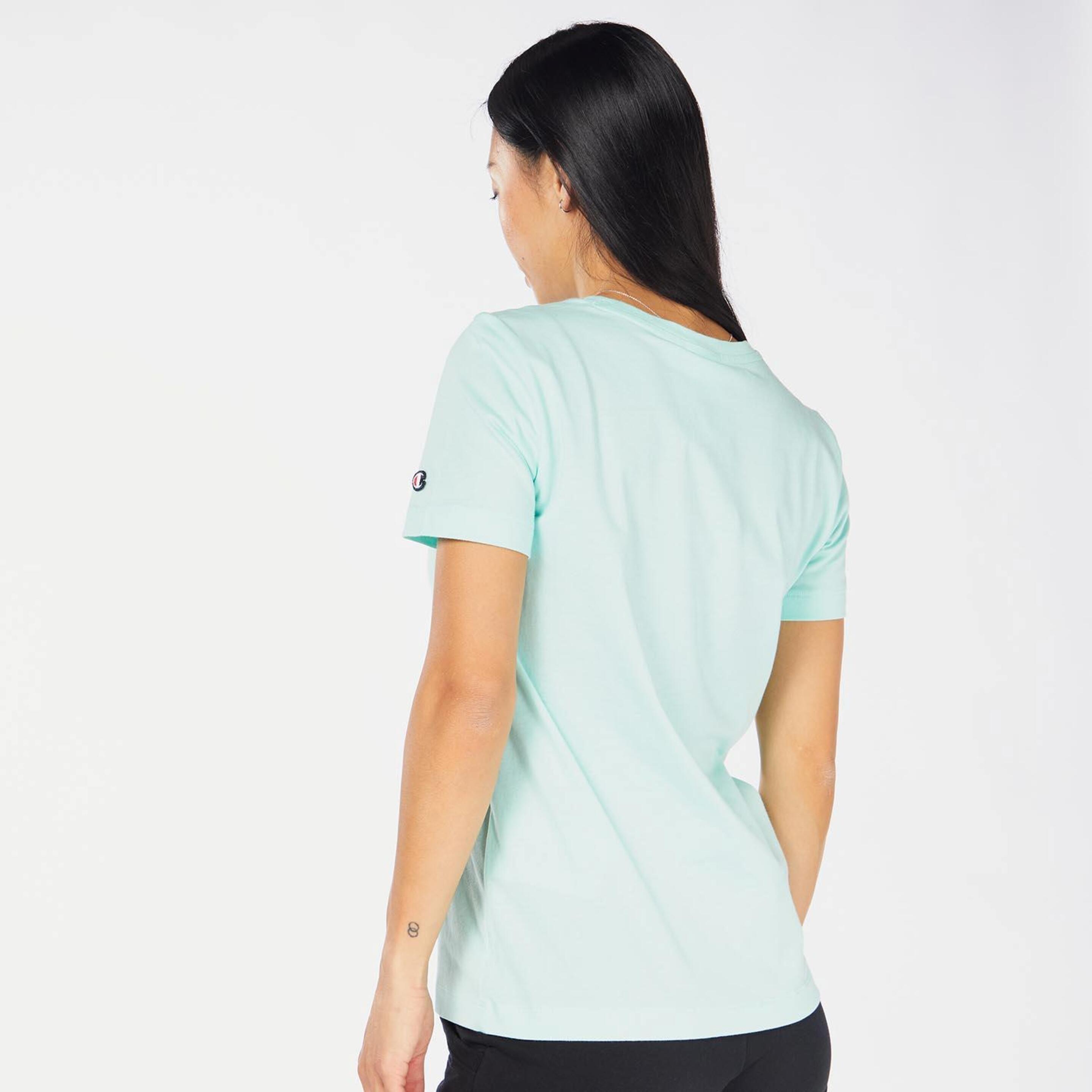 Camiseta Champion - Verde - Camiseta Mujer | Sprinter
