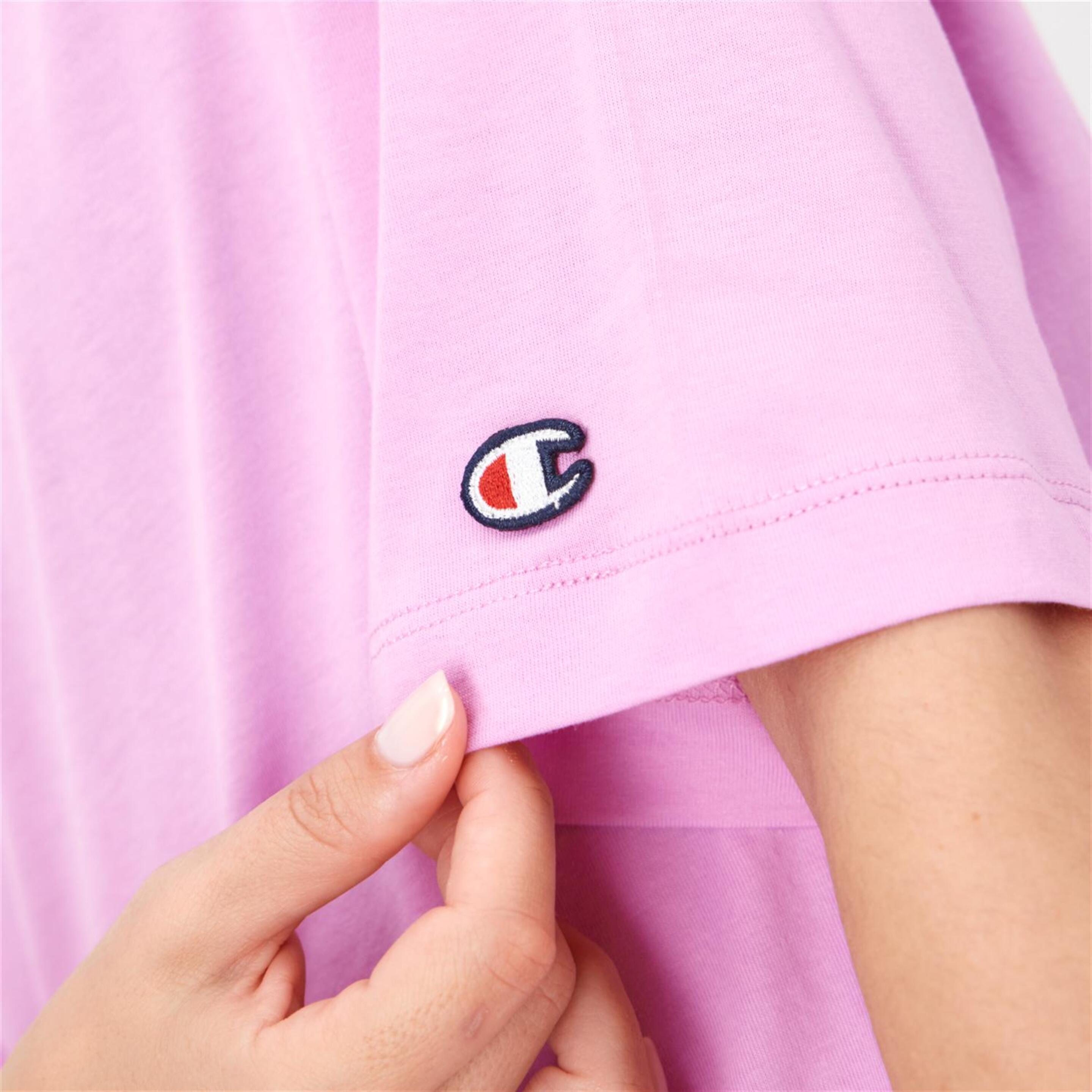 Camiseta Champion - Rosa - Camiseta Mujer