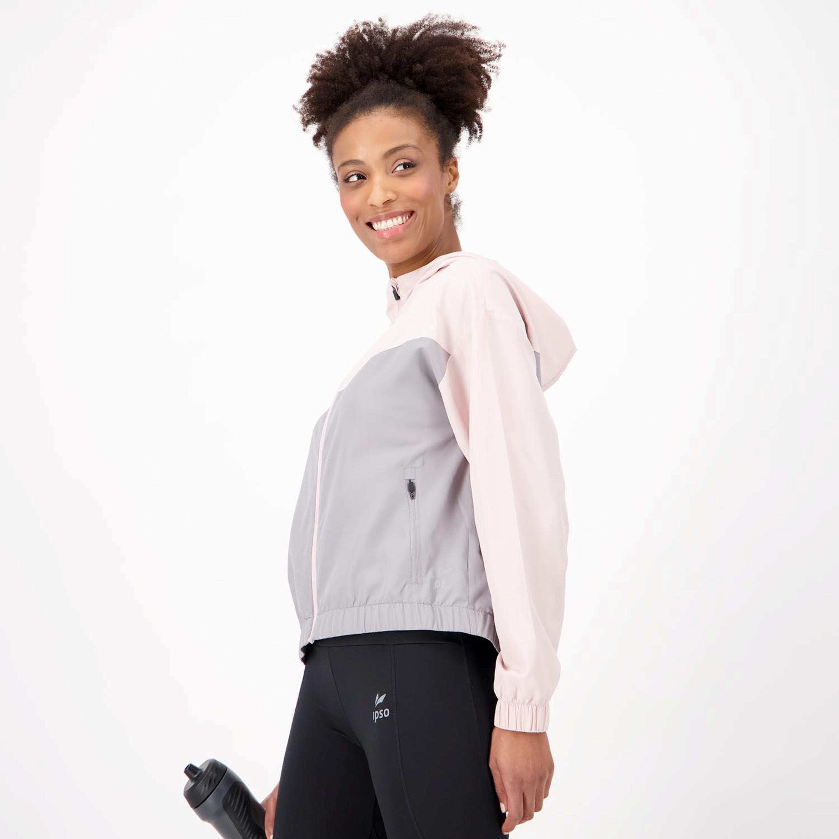 Ipso Basic 3 - Gris - Cortavientos Running Mujer  | Sprinter
